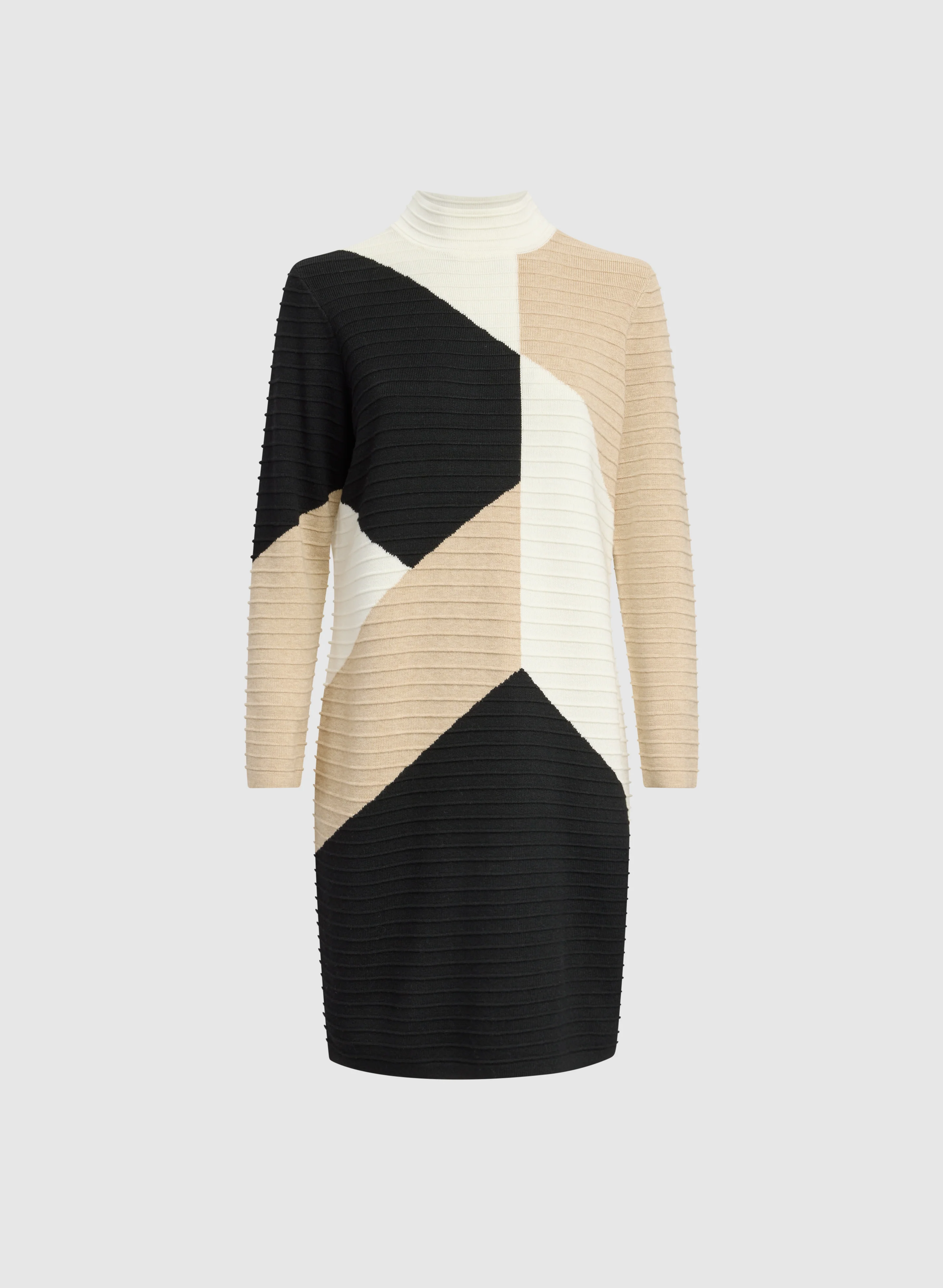 Colour Block Sweater Dress - Image 5