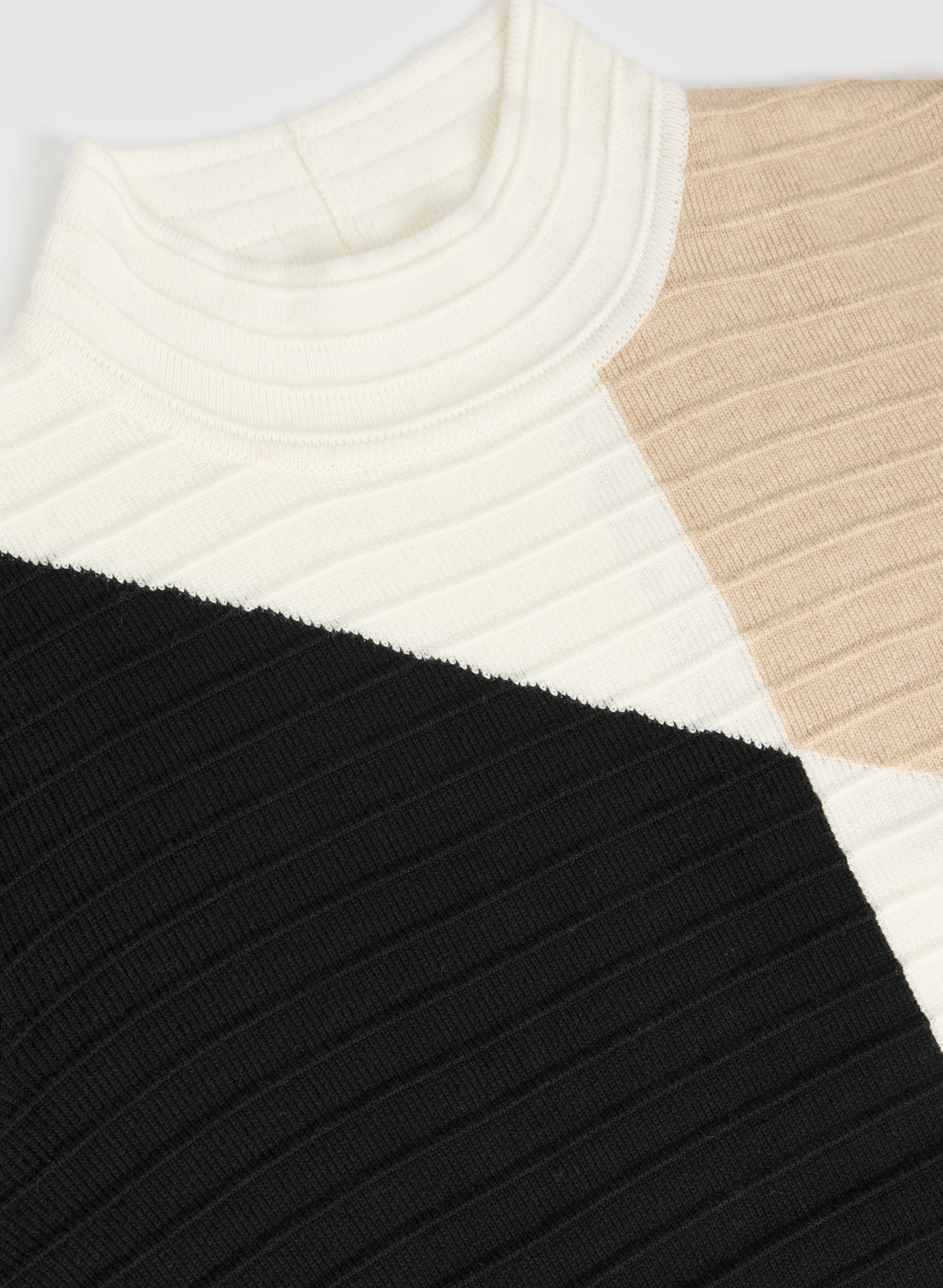 Colour Block Sweater Dress - Image 6