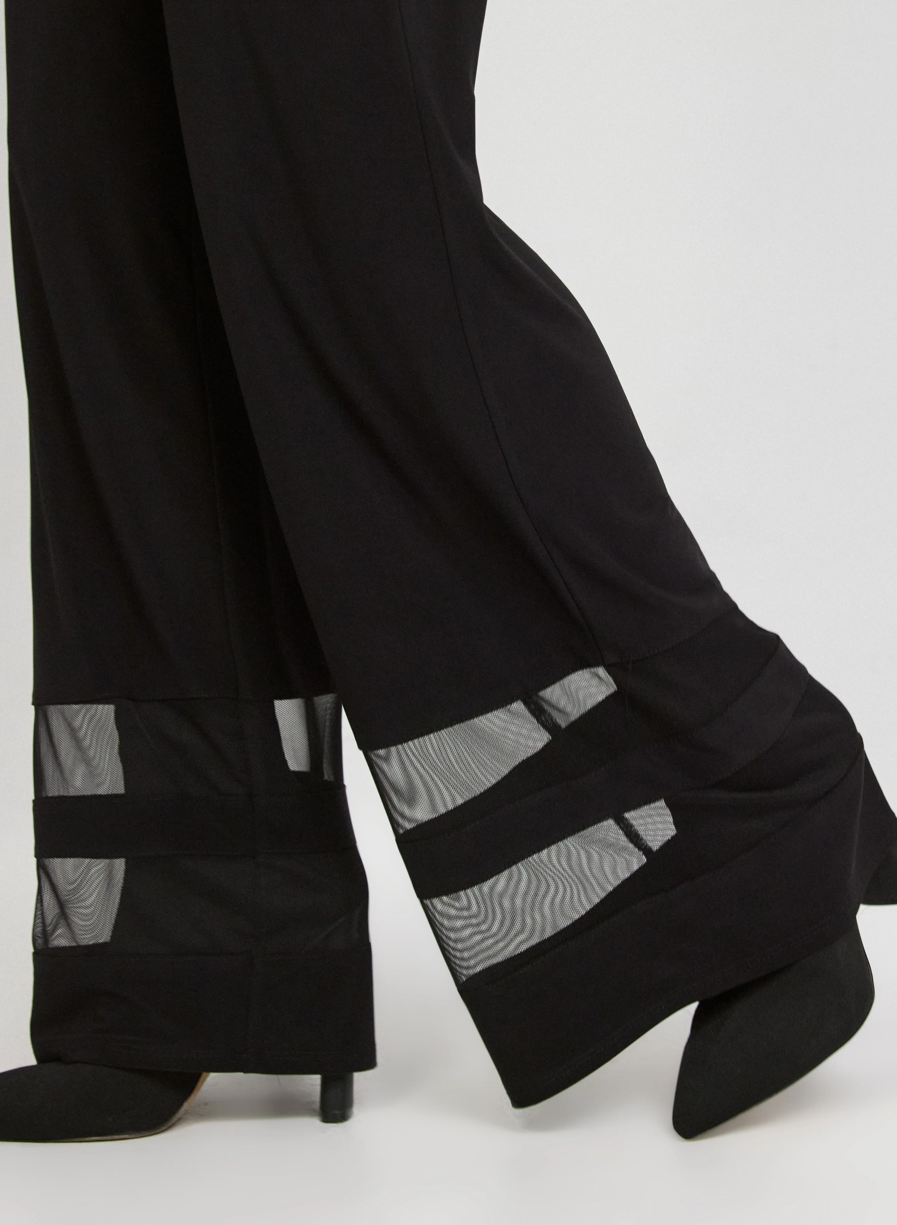 Compli K - Mesh Band Wide-Leg Pants - Image 5