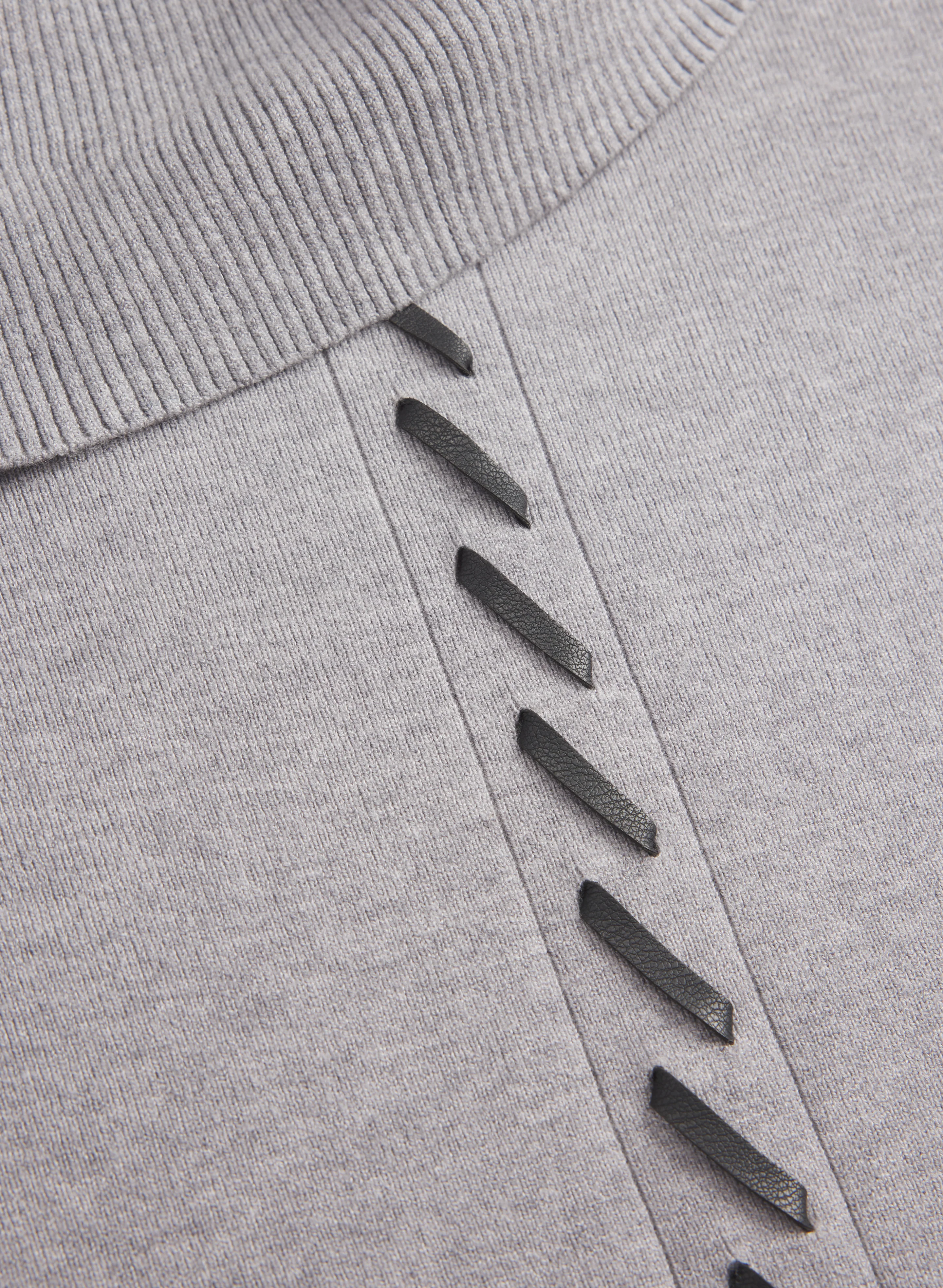Contrast Cowl Neck Sweater - Image 6