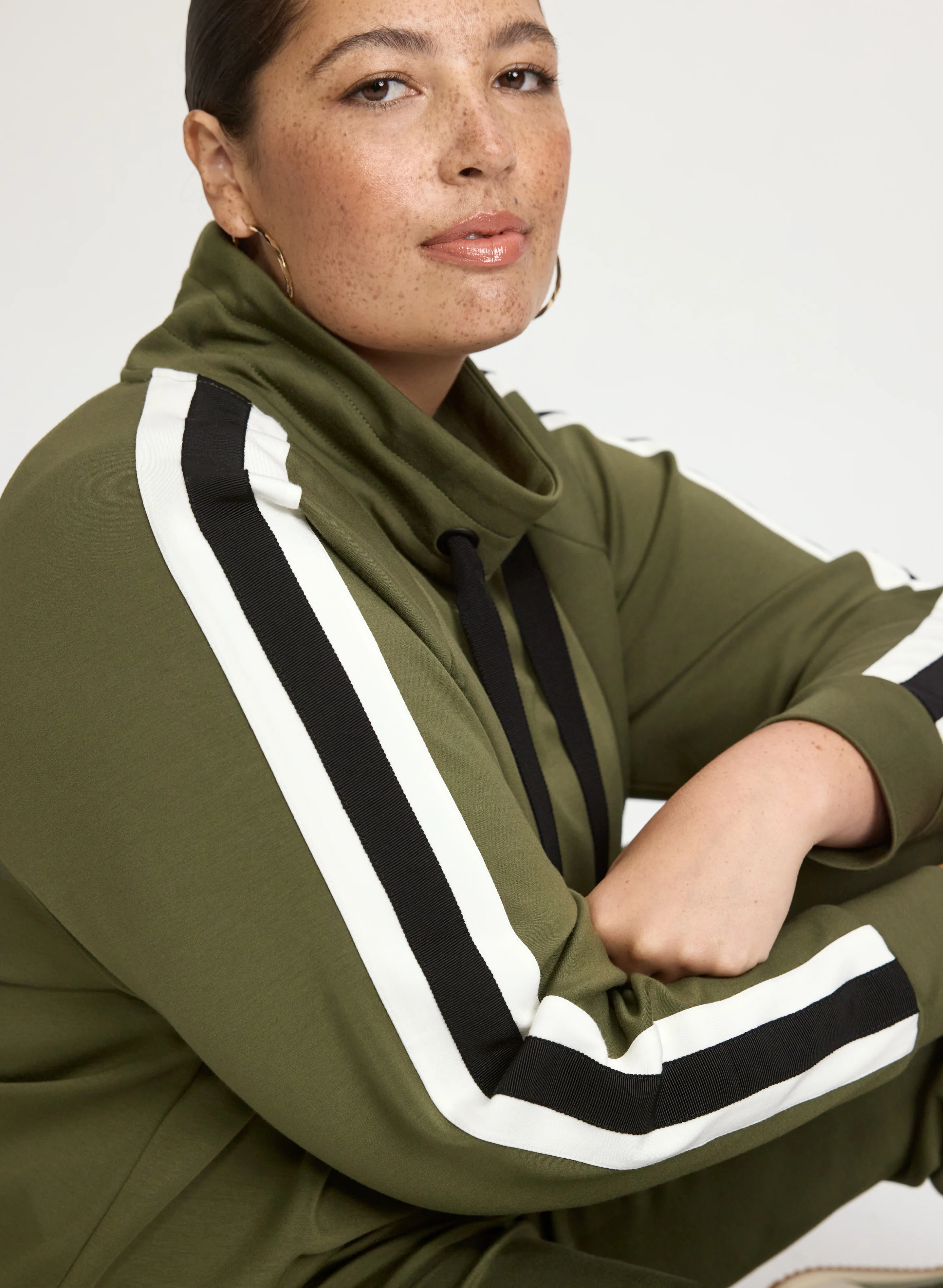 Contrast Sleeve Top - Image 2