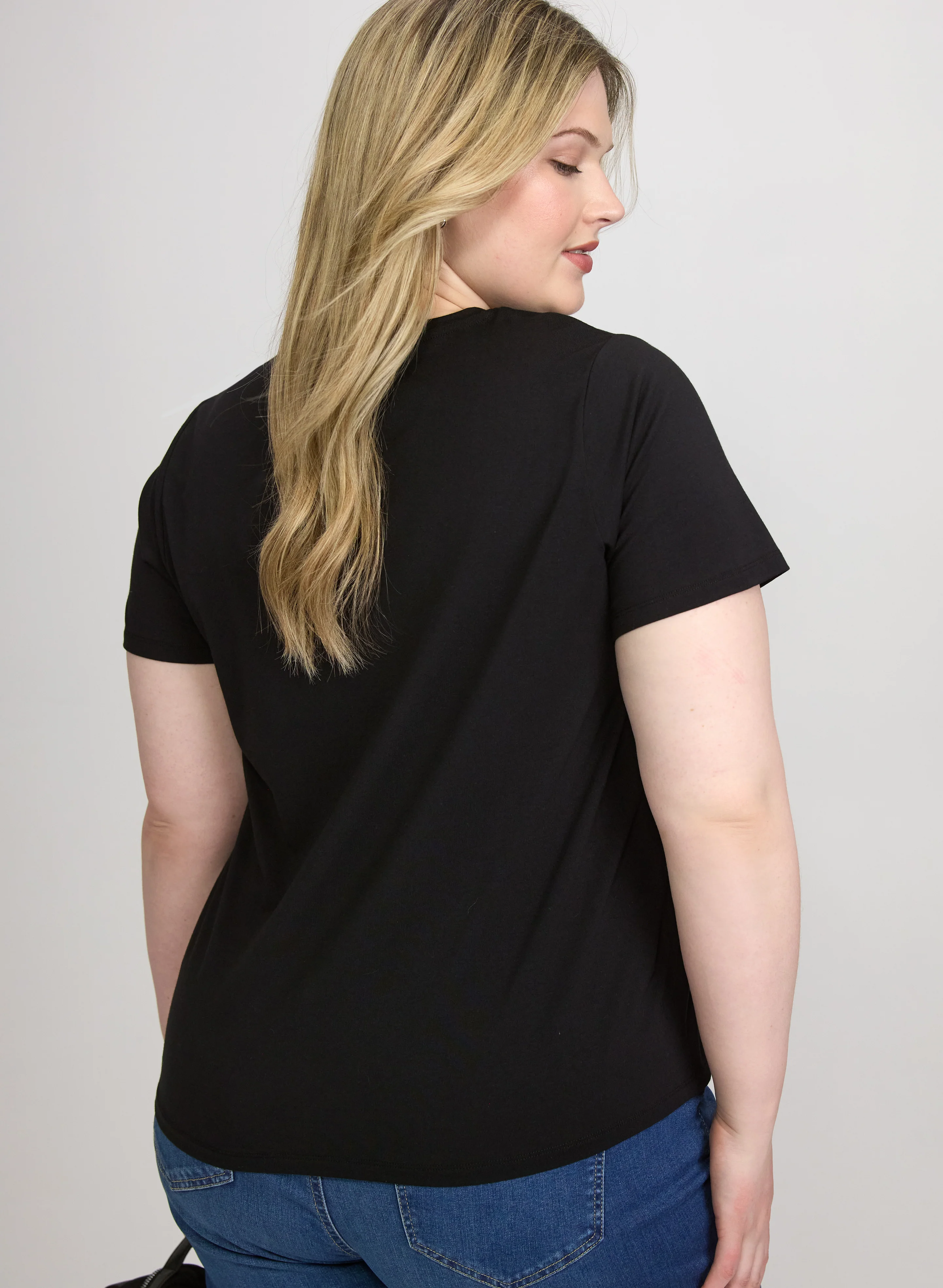 Cotton-Blend Crew Neck T-Shirt - Image 4