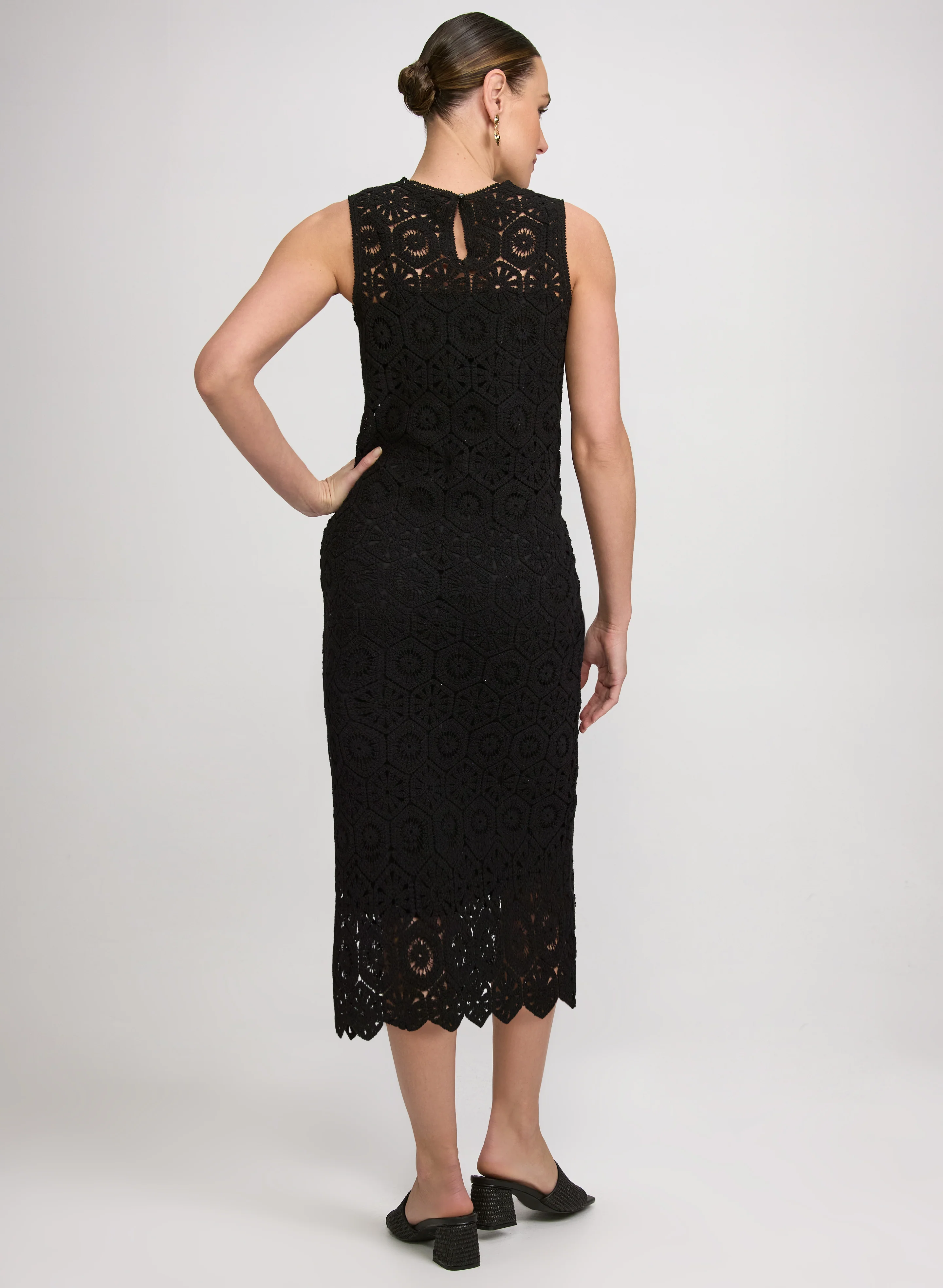Cotton Crochet Dress - Image 4