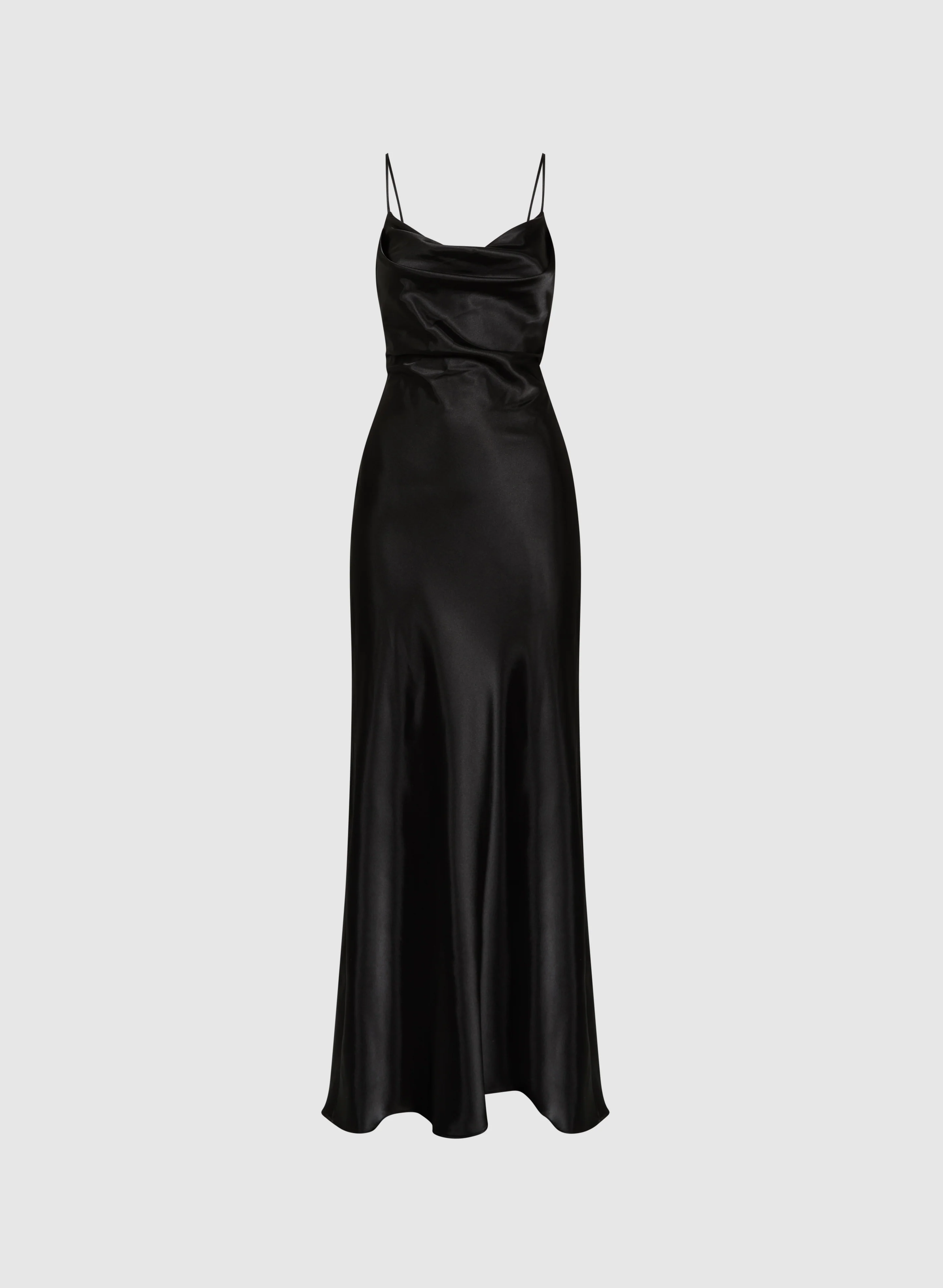 Cowl Neck Satin Dress - Image 6