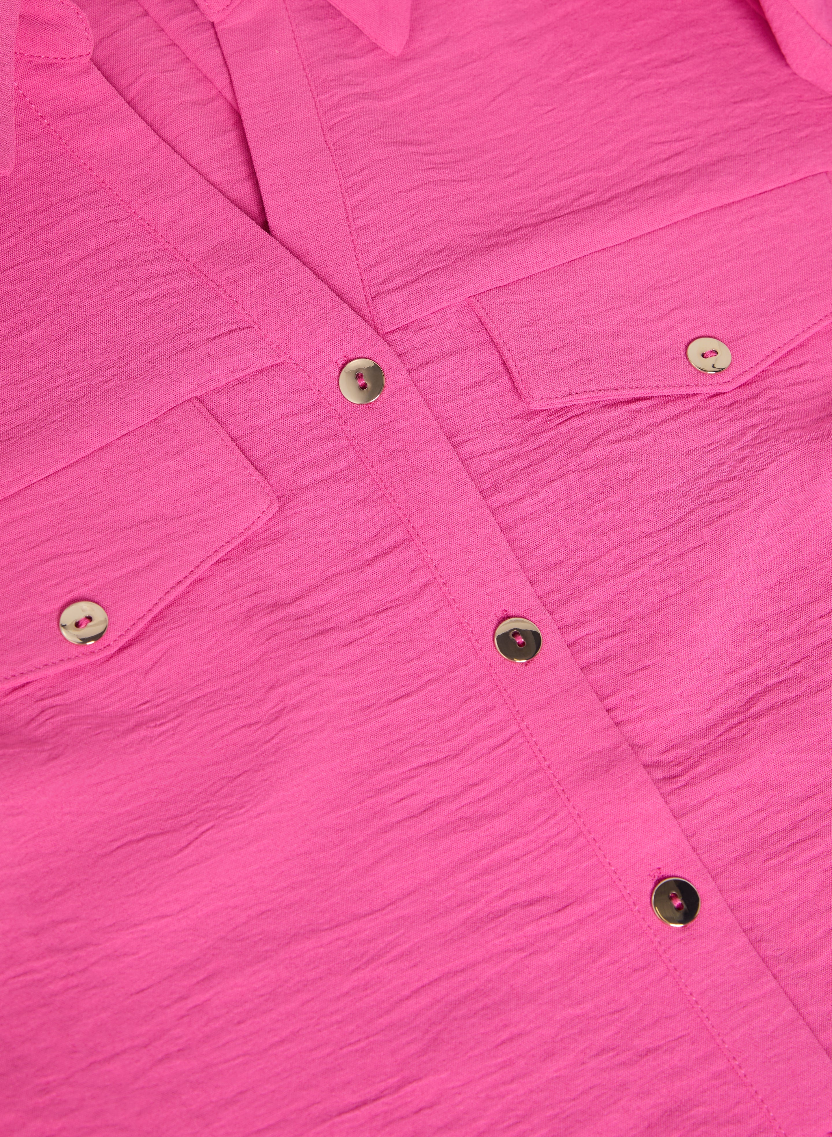 Crepe Button-Down Blouse - Image 8