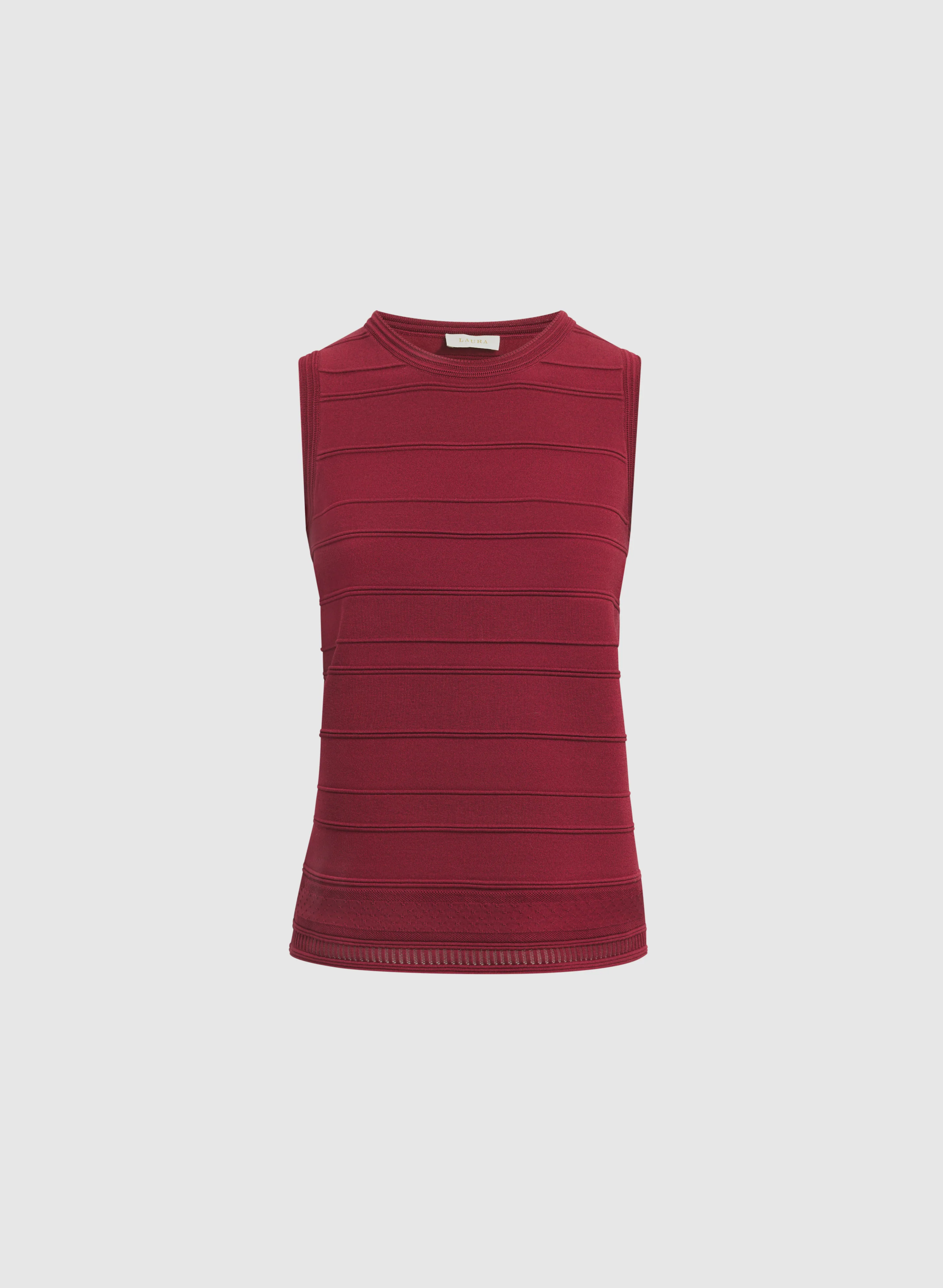 Crew Neck Sleeveless Knit - Image 6