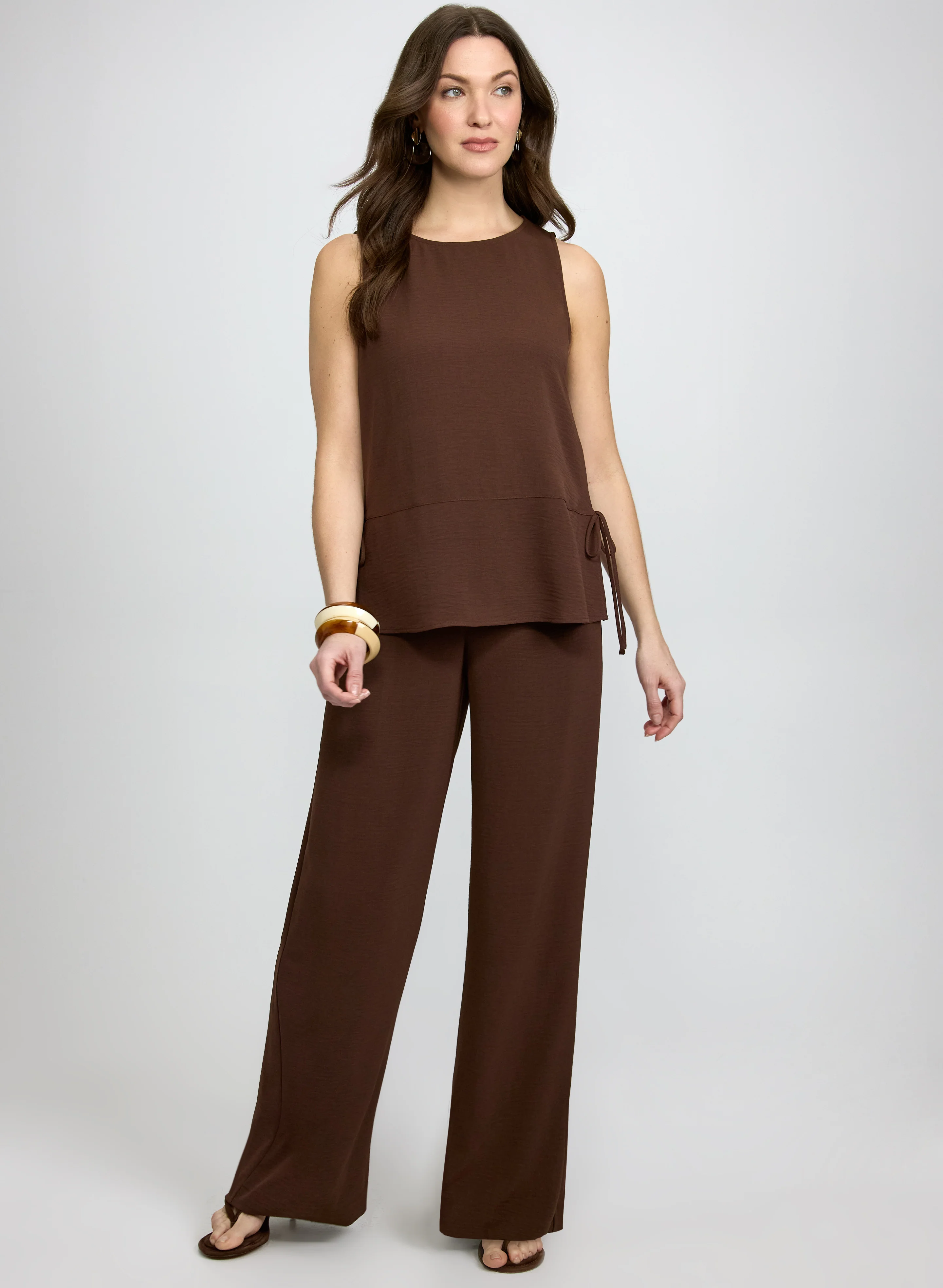 Crinkle Sleeveless Blouse - Image 3