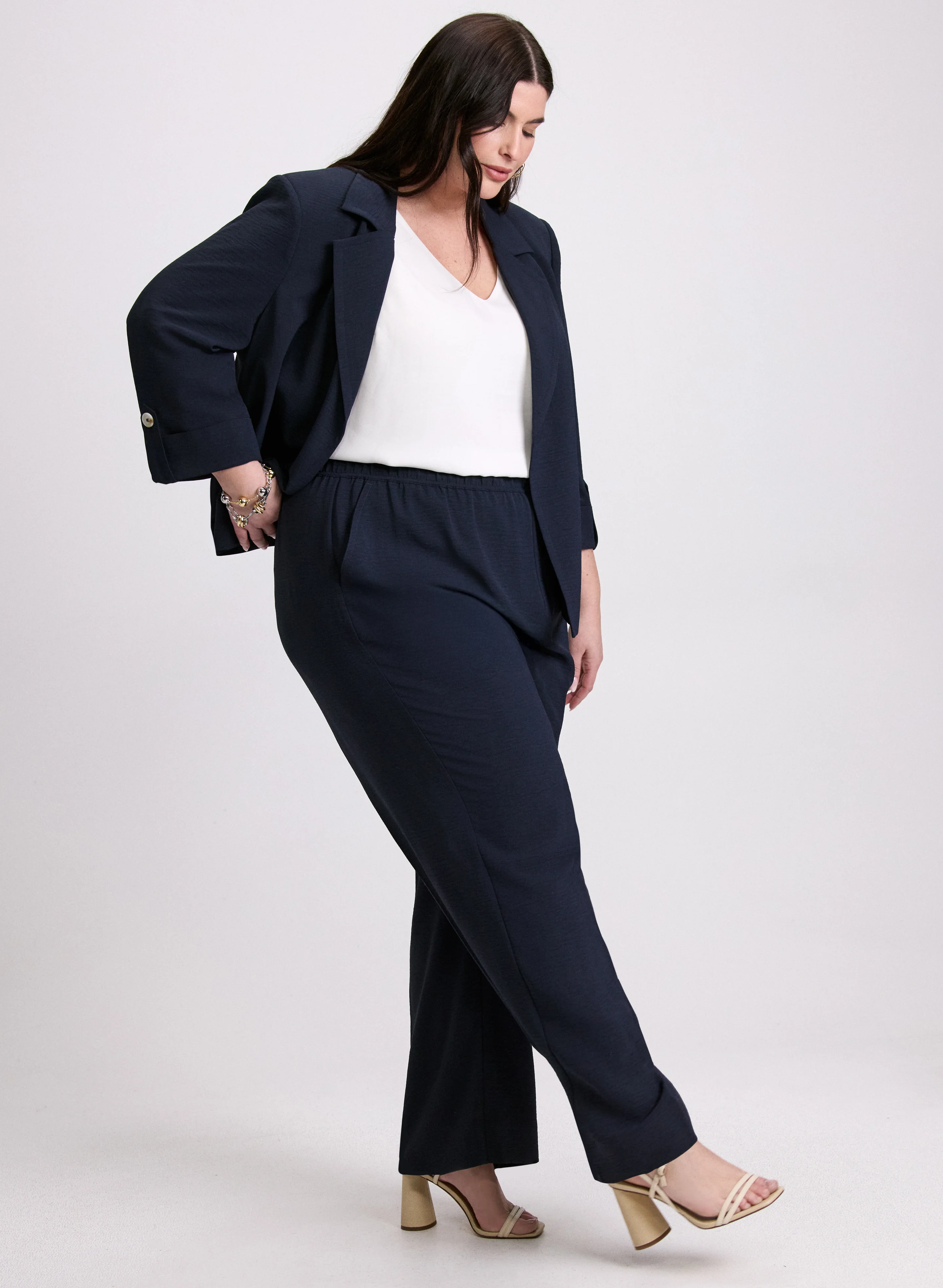 Crinkled Wide-Leg Pants - Image 3