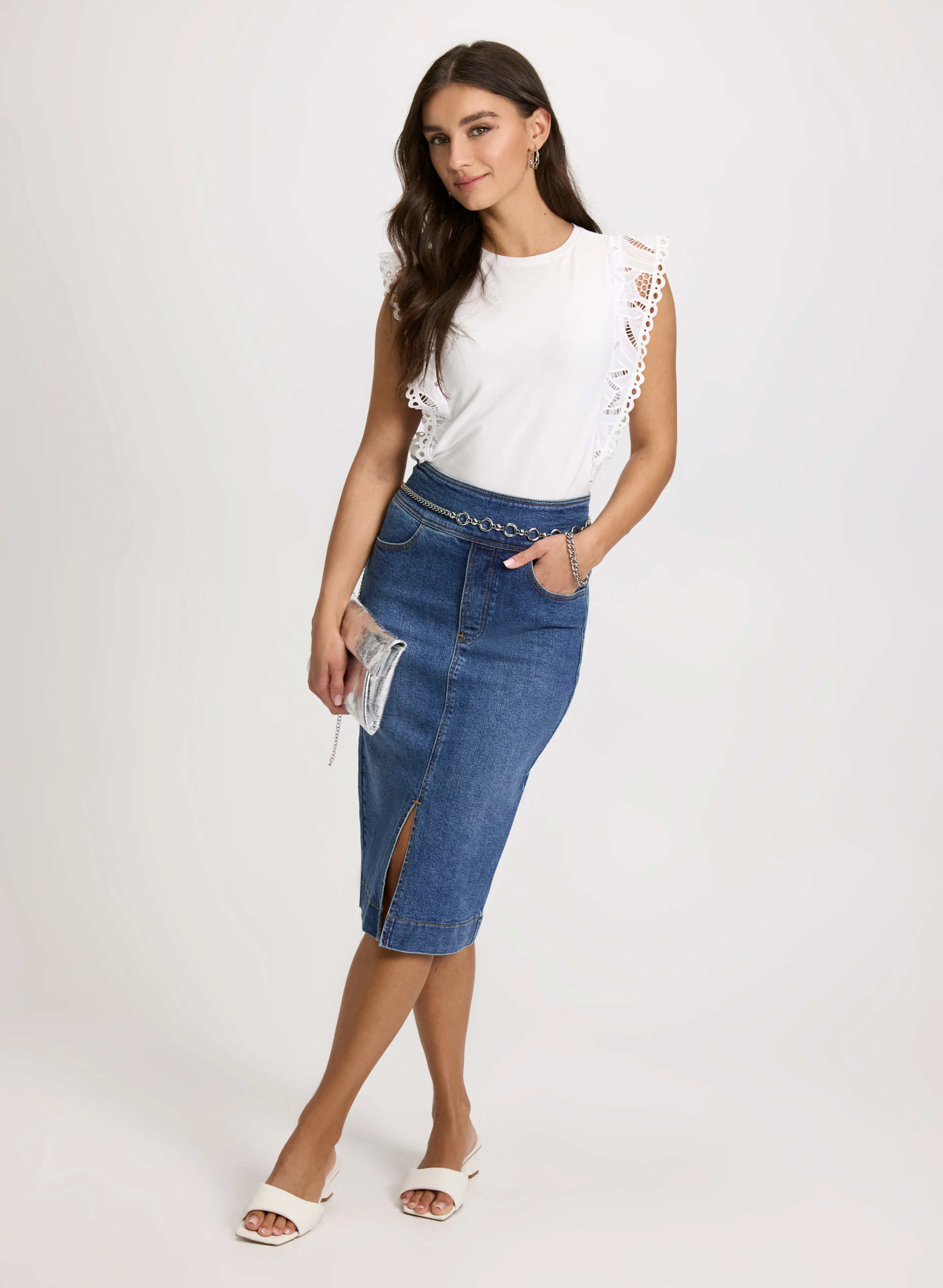 Crochet Cap Sleeve Top - Image 5
