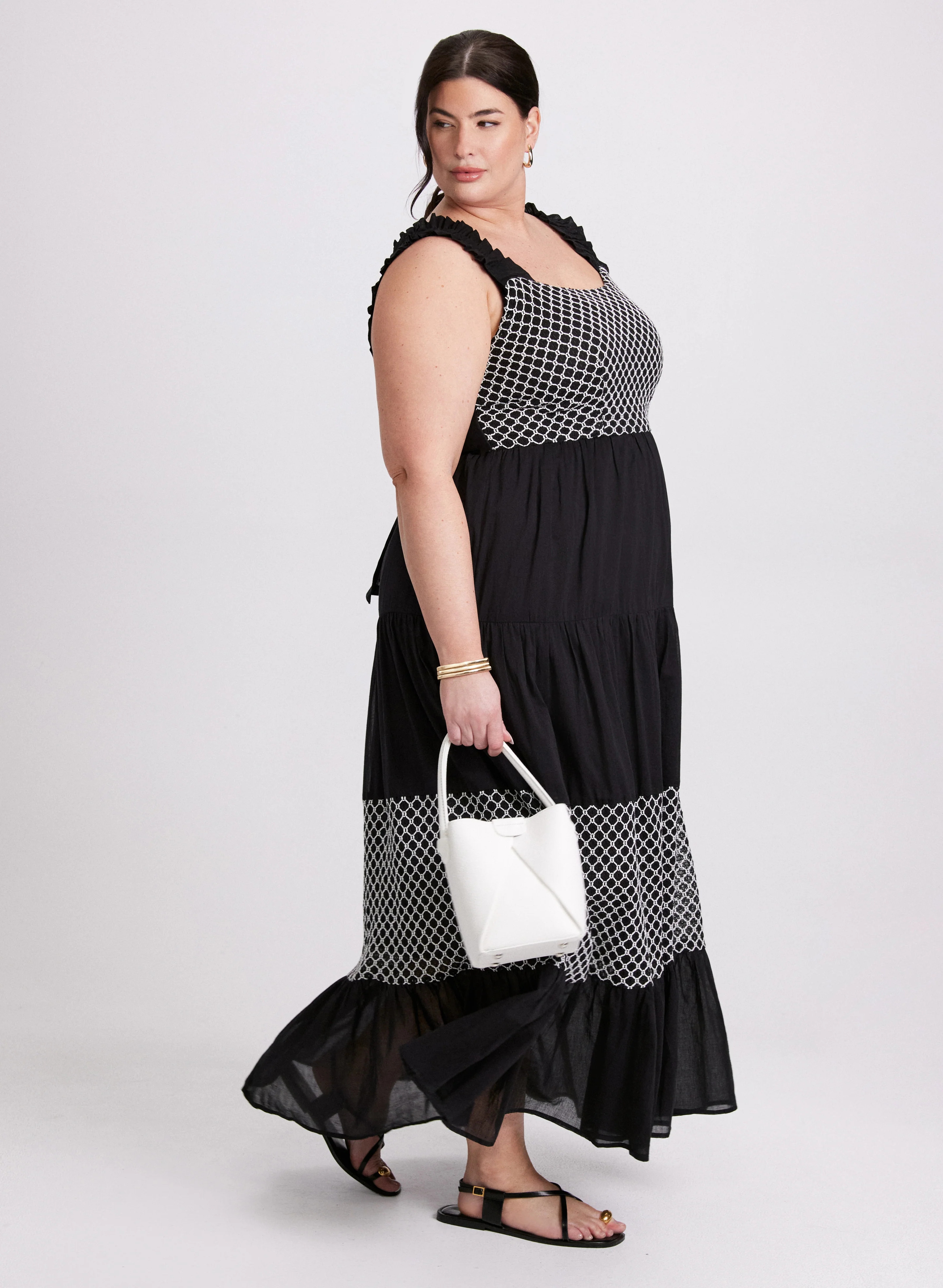 Crochet Maxi Dress - Image 4