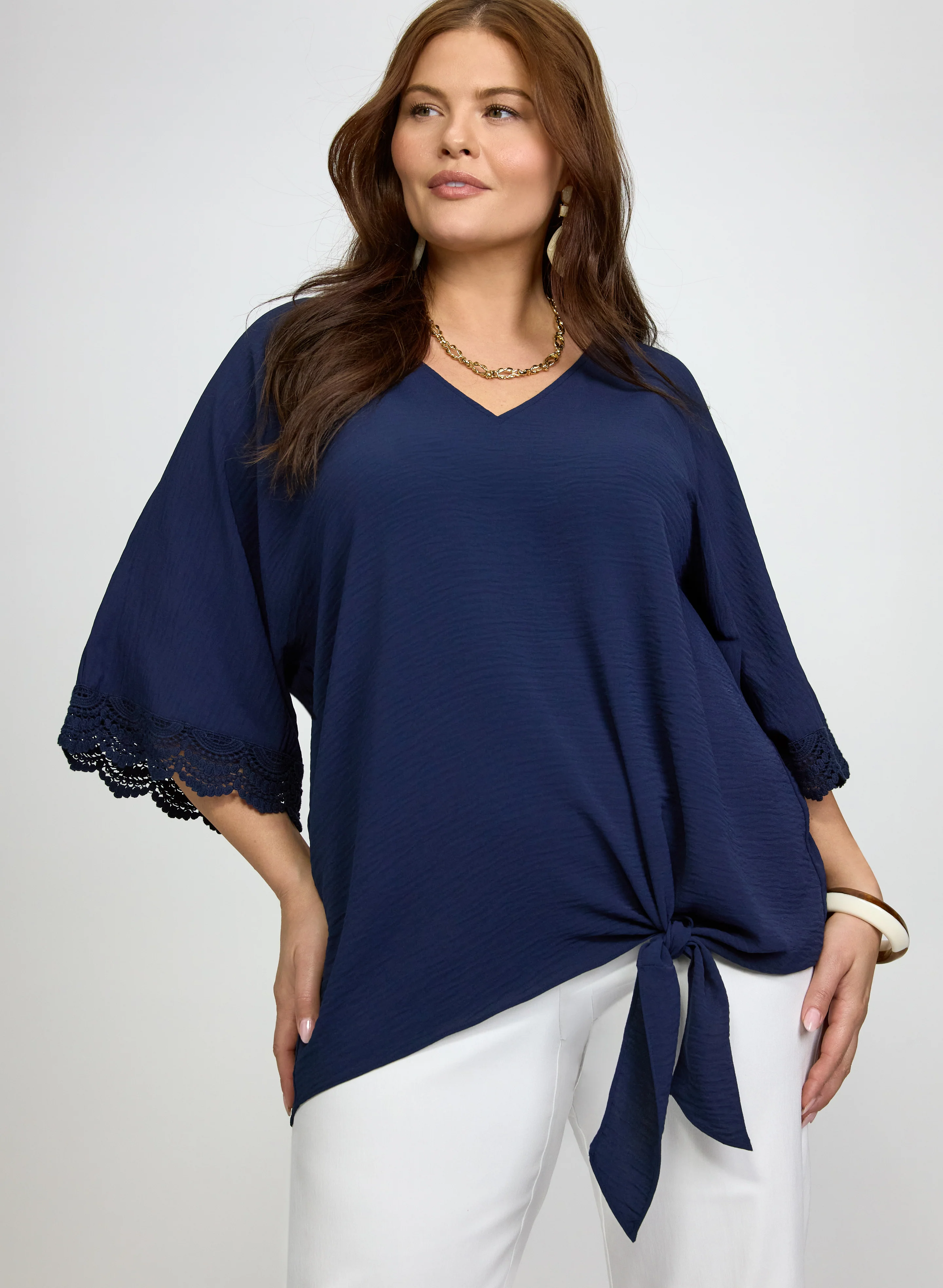 Crochet Trim Blouse