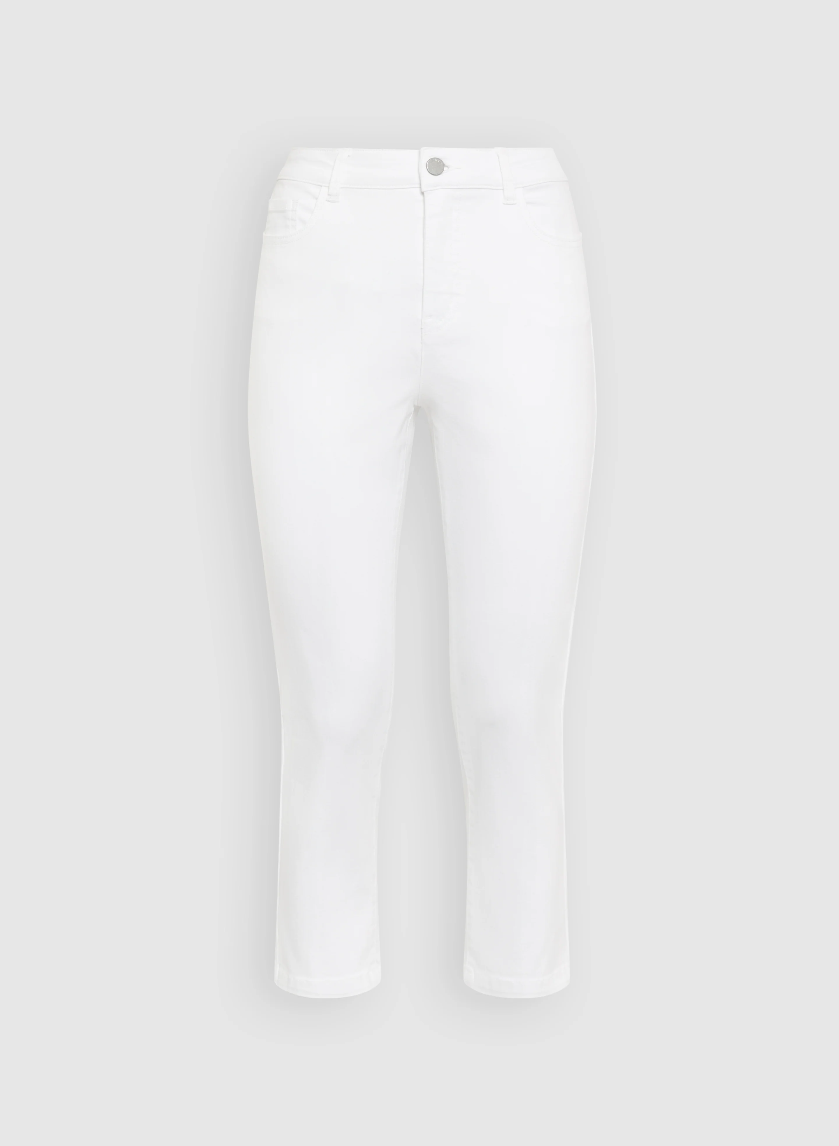 Crochet Trim Denim Capris - Image 6