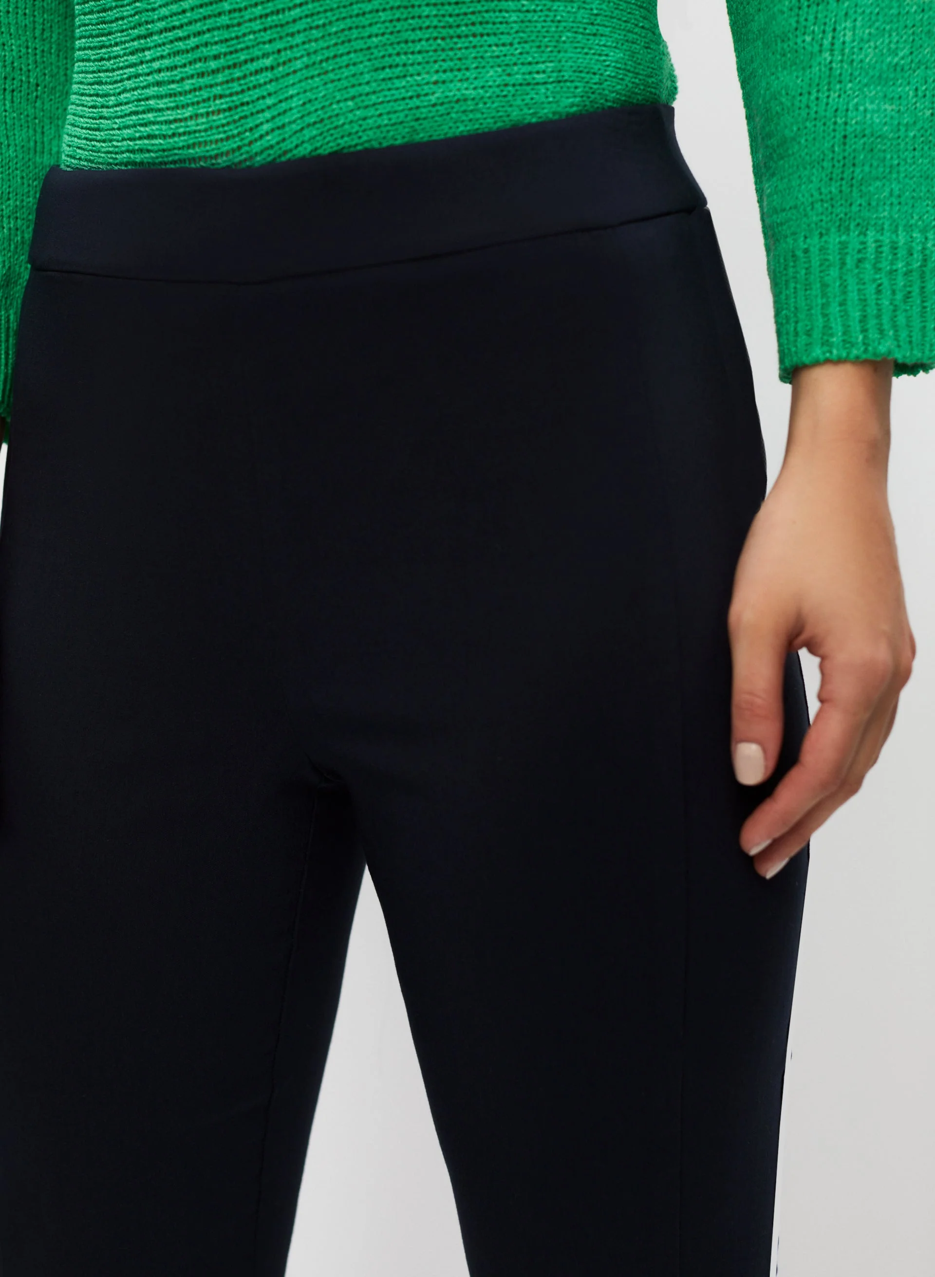 Cross Detail Capris - Image 4