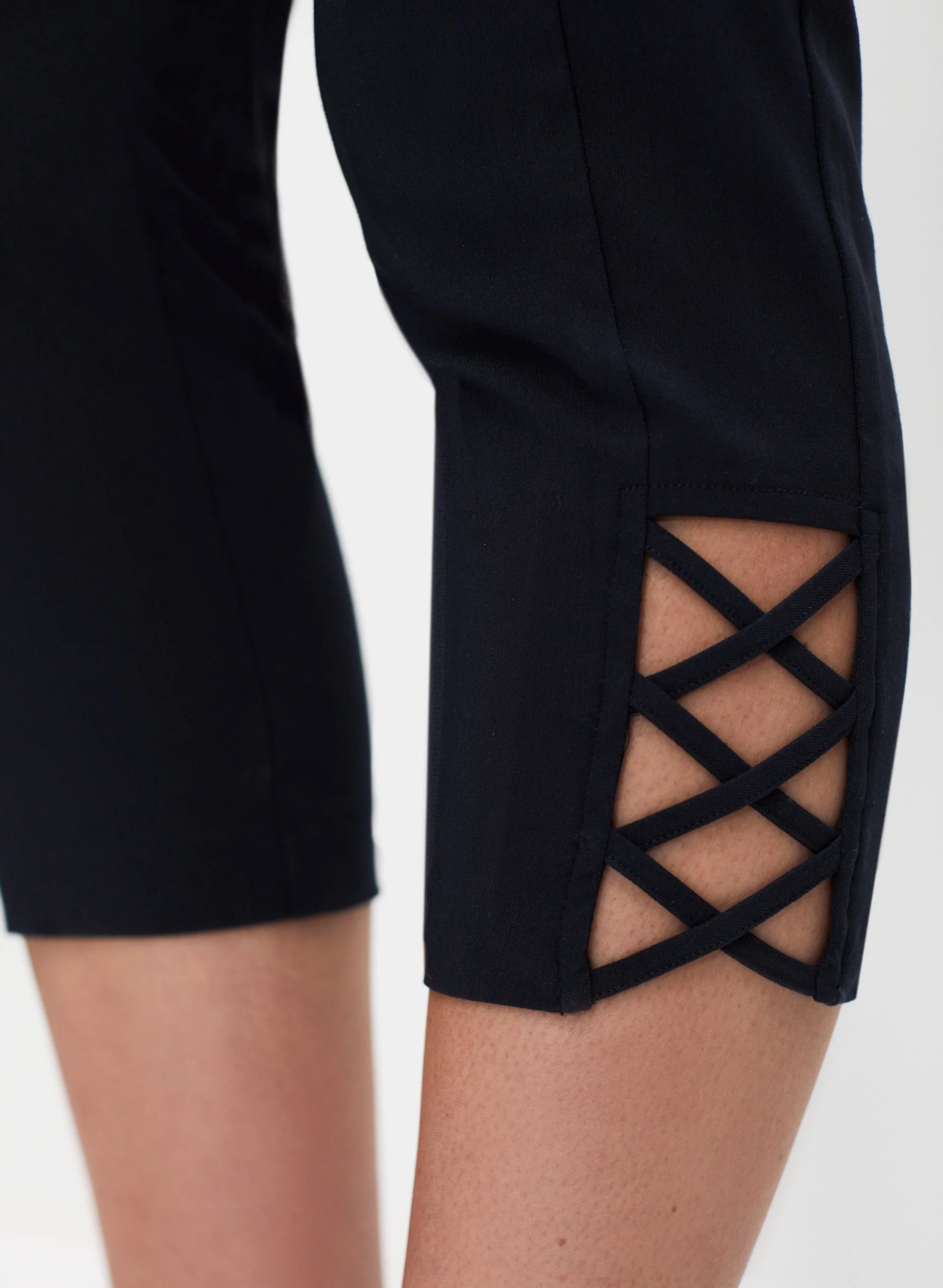 Cross Detail Capris - Image 5