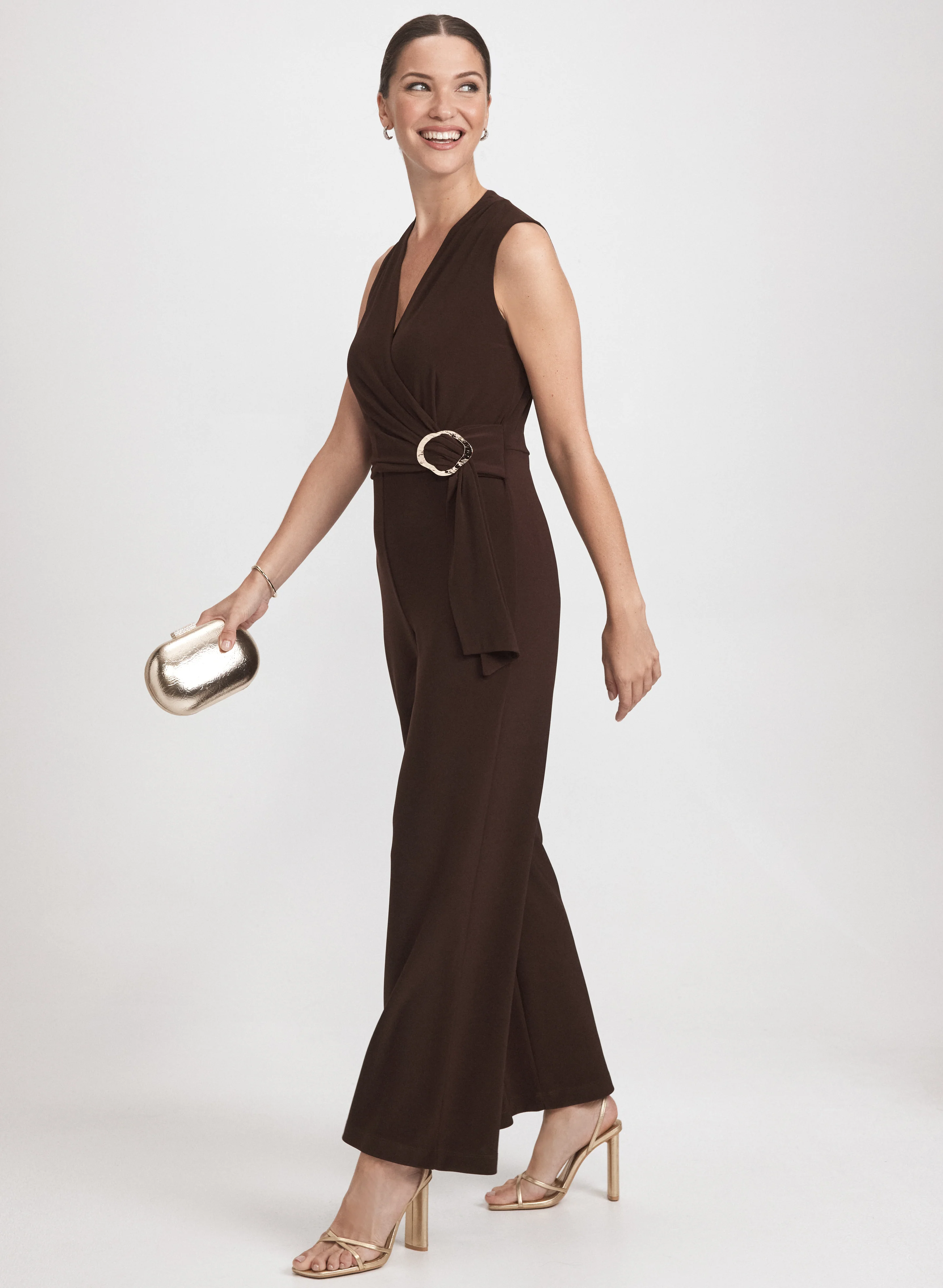 Cross-Over Bodice Jumpsuit - Image 2