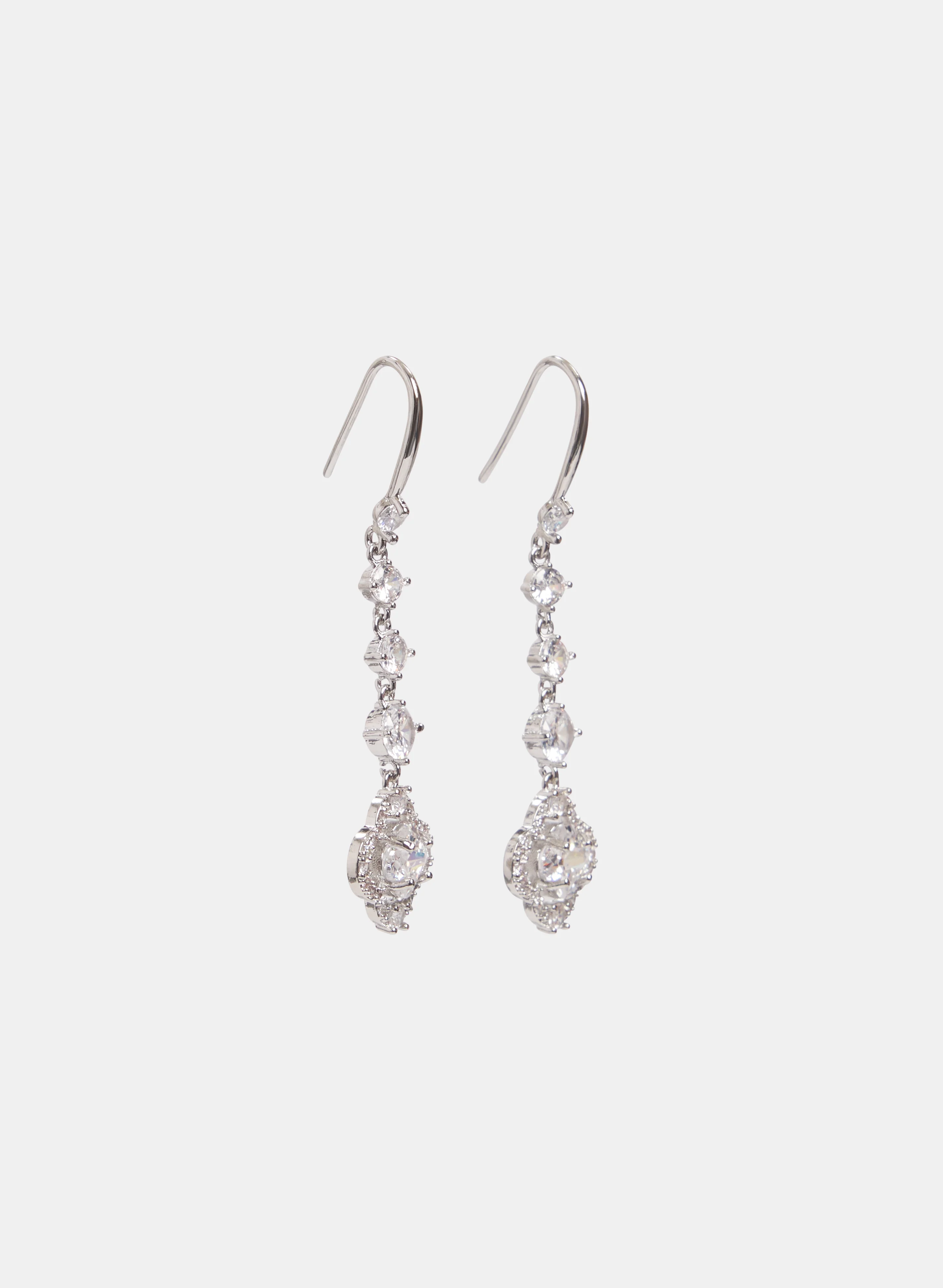Crystal Clover Earrings - Image 3