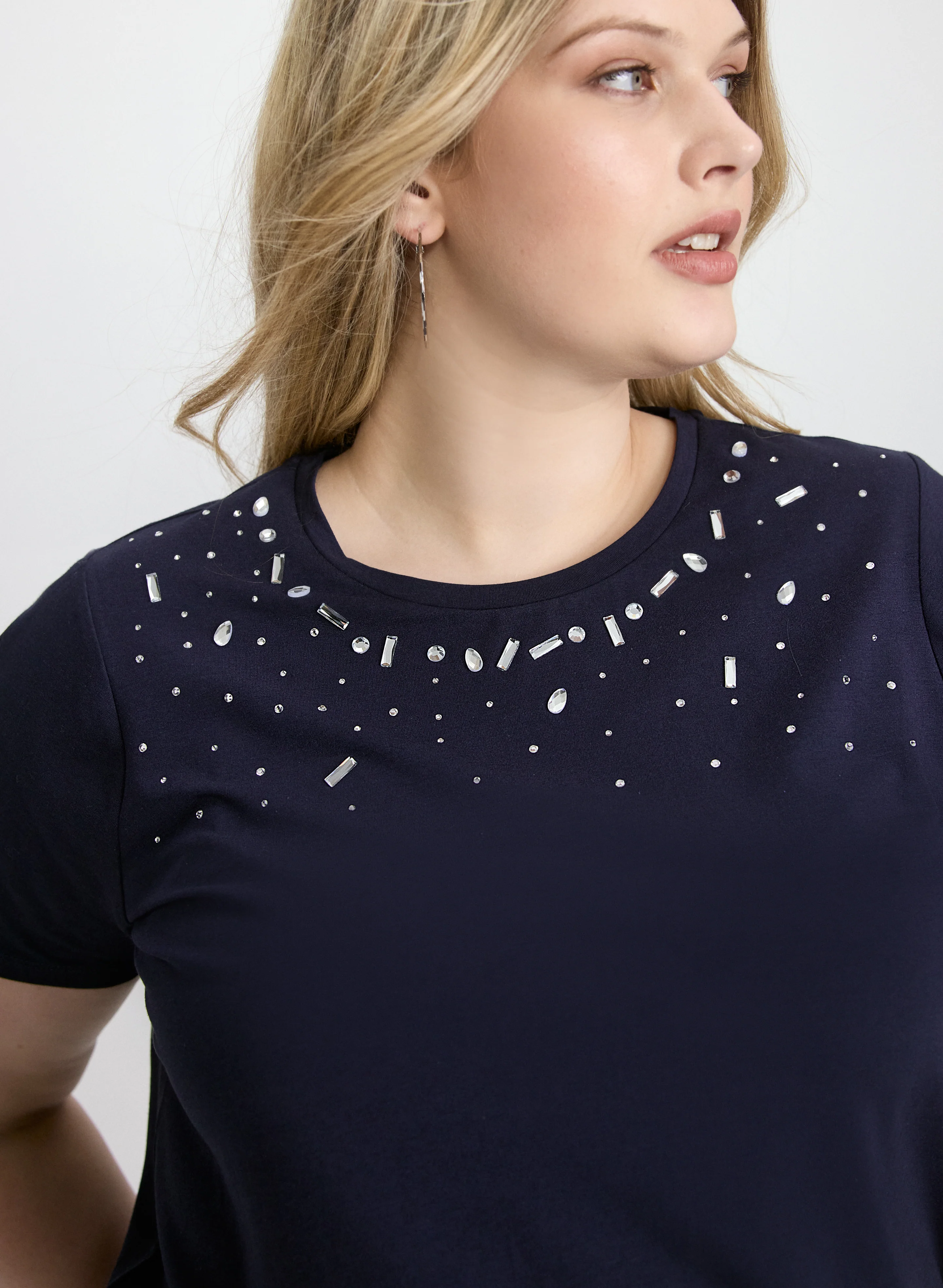 Crystal Detail T-Shirt - Image 2