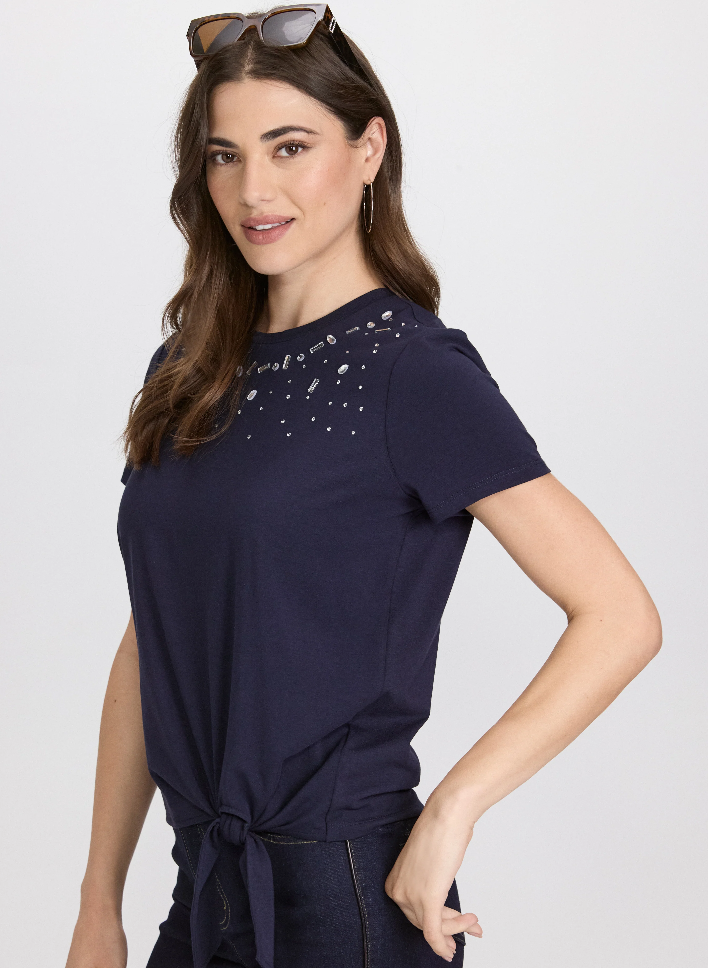 Crystal Trim T-Shirt - Image 2