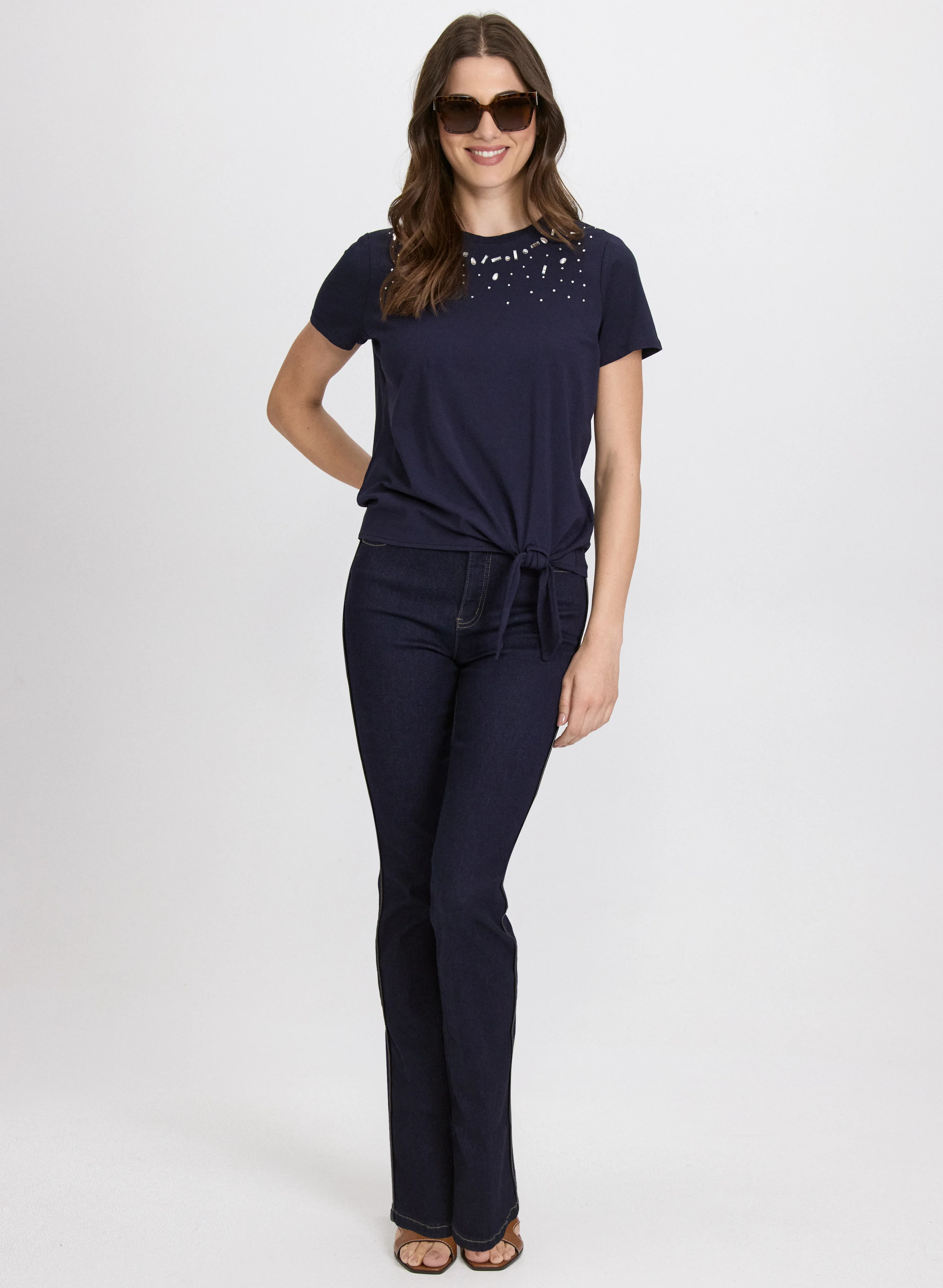 Crystal Trim T-Shirt - Image 3