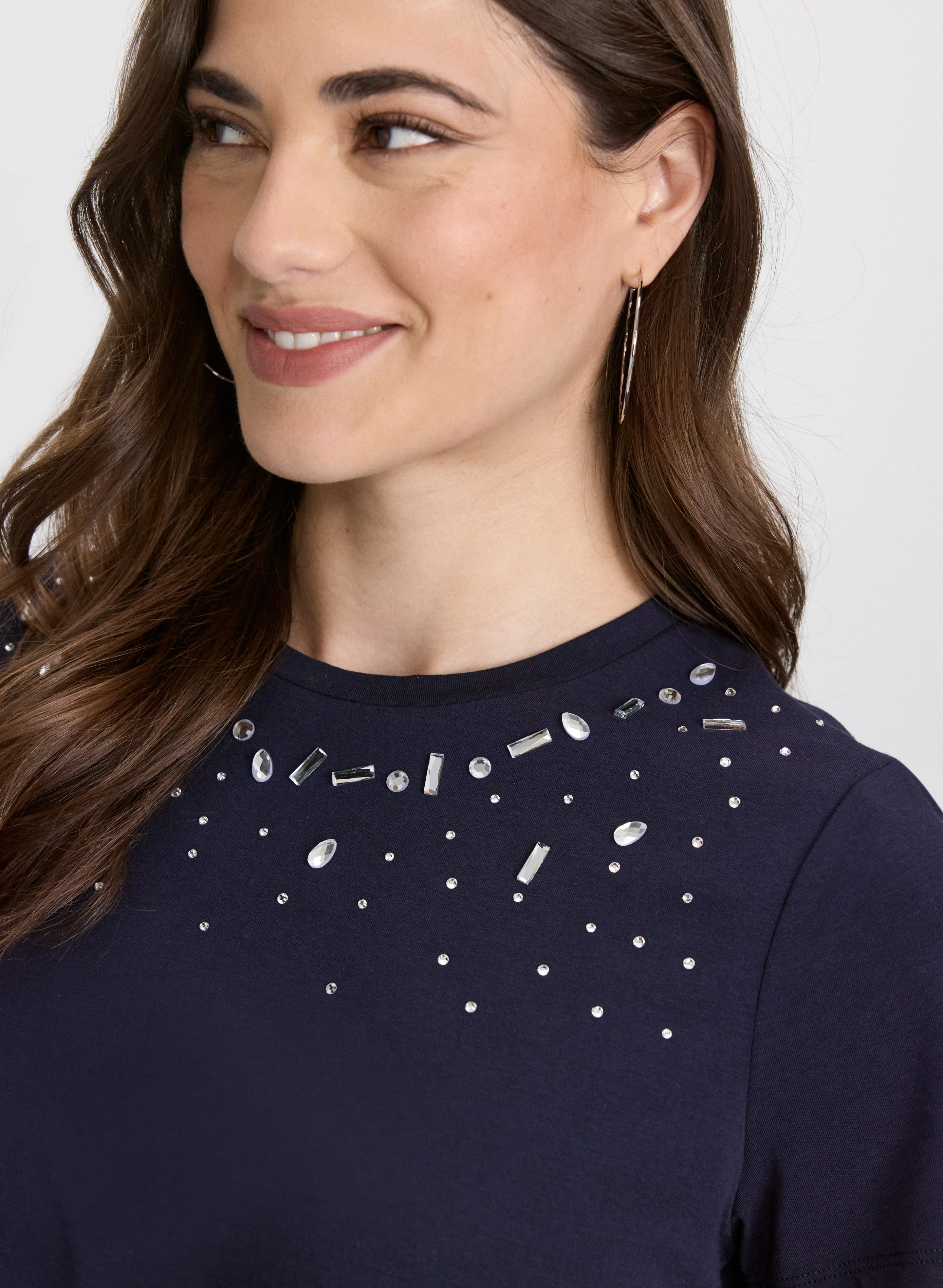 Crystal Trim T-Shirt - Image 5