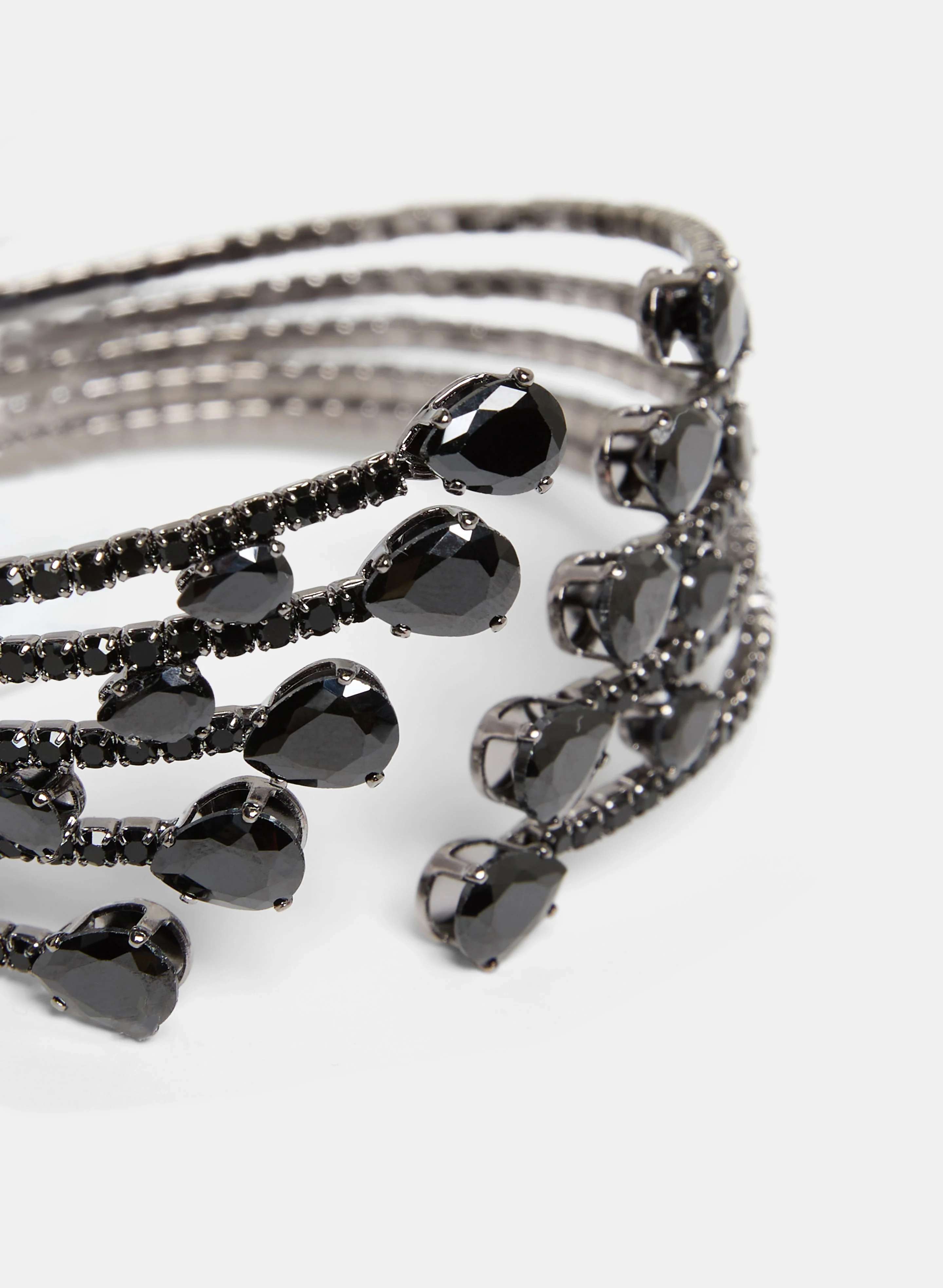 Cubic Zirconia Cuff Bracelet - Image 2