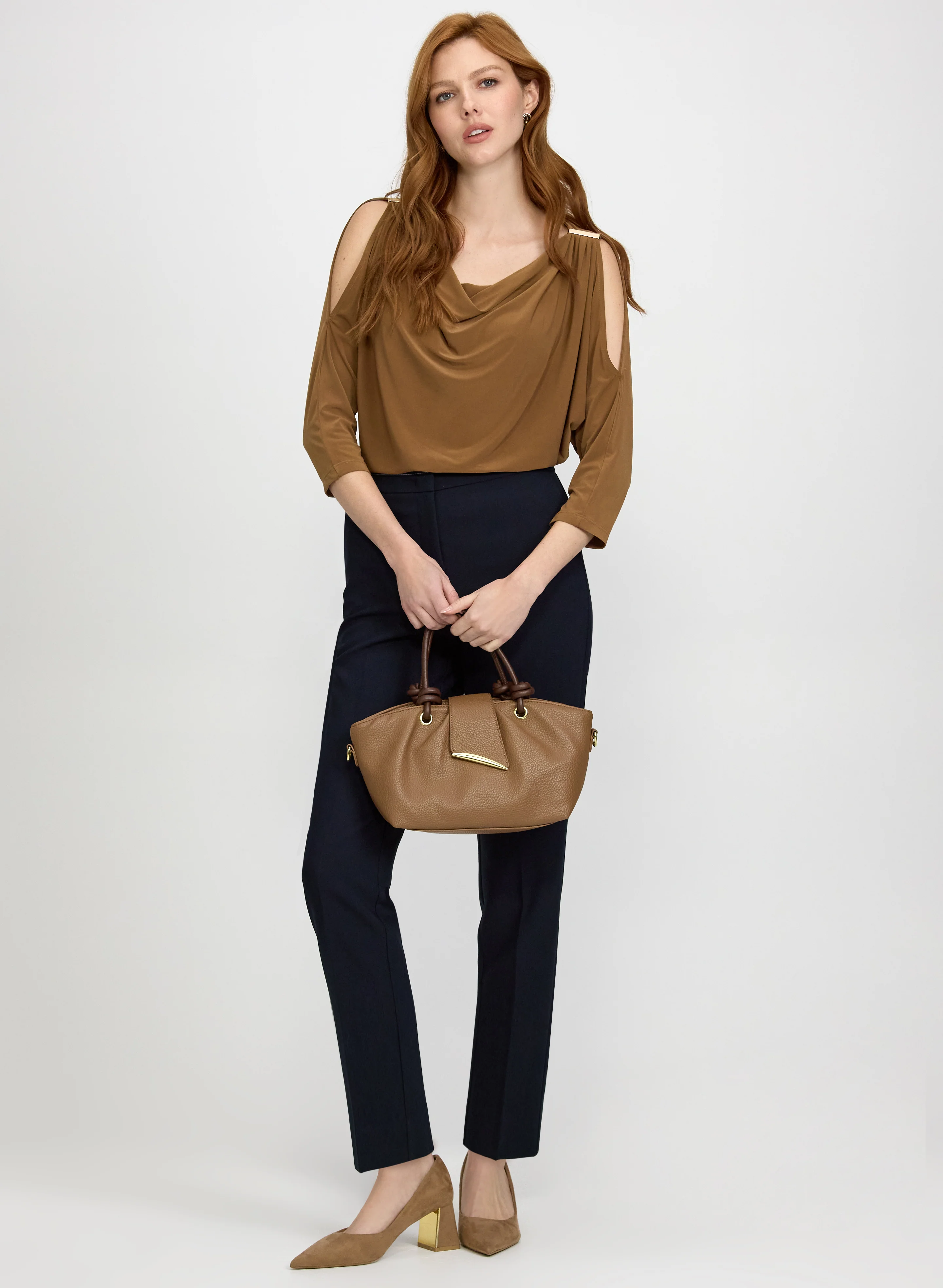 Cutout Dolman Sleeve Top - Image 3