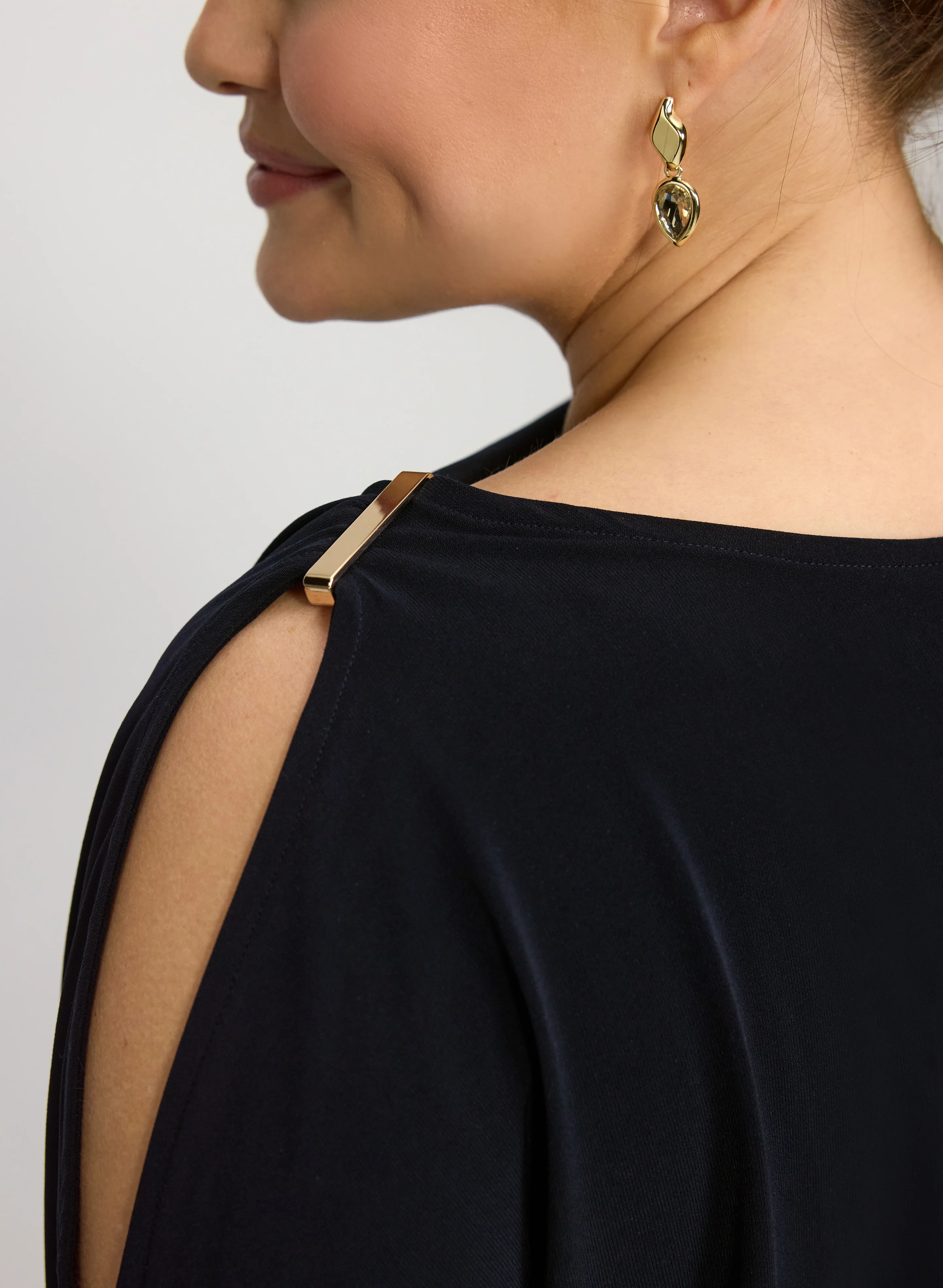 Cutout Dolman Sleeve Top - Image 2
