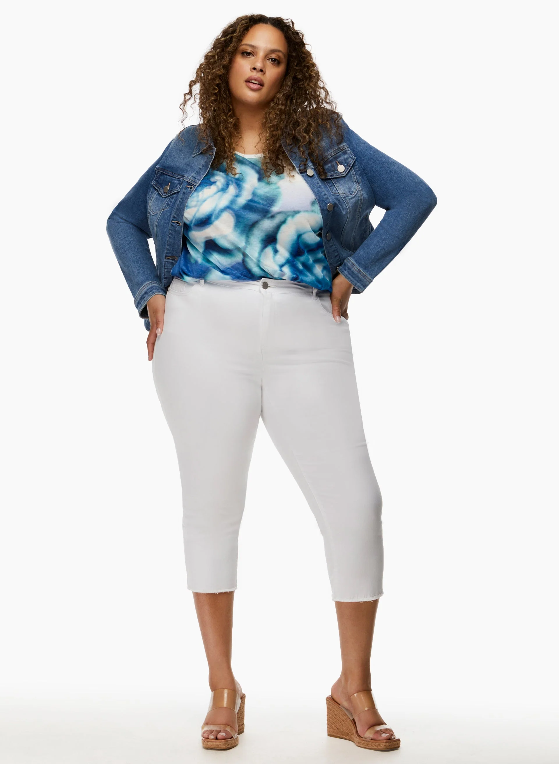 Denim Capris - Image 2