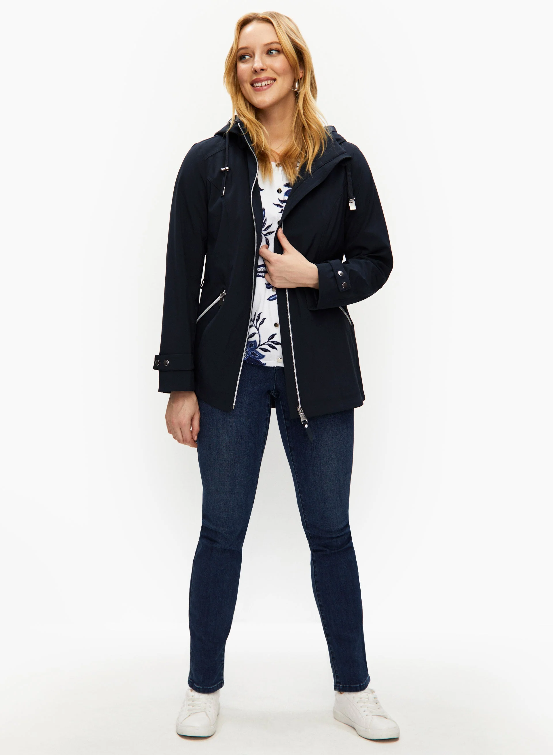 Detachable Hood Raincoat - Image 2