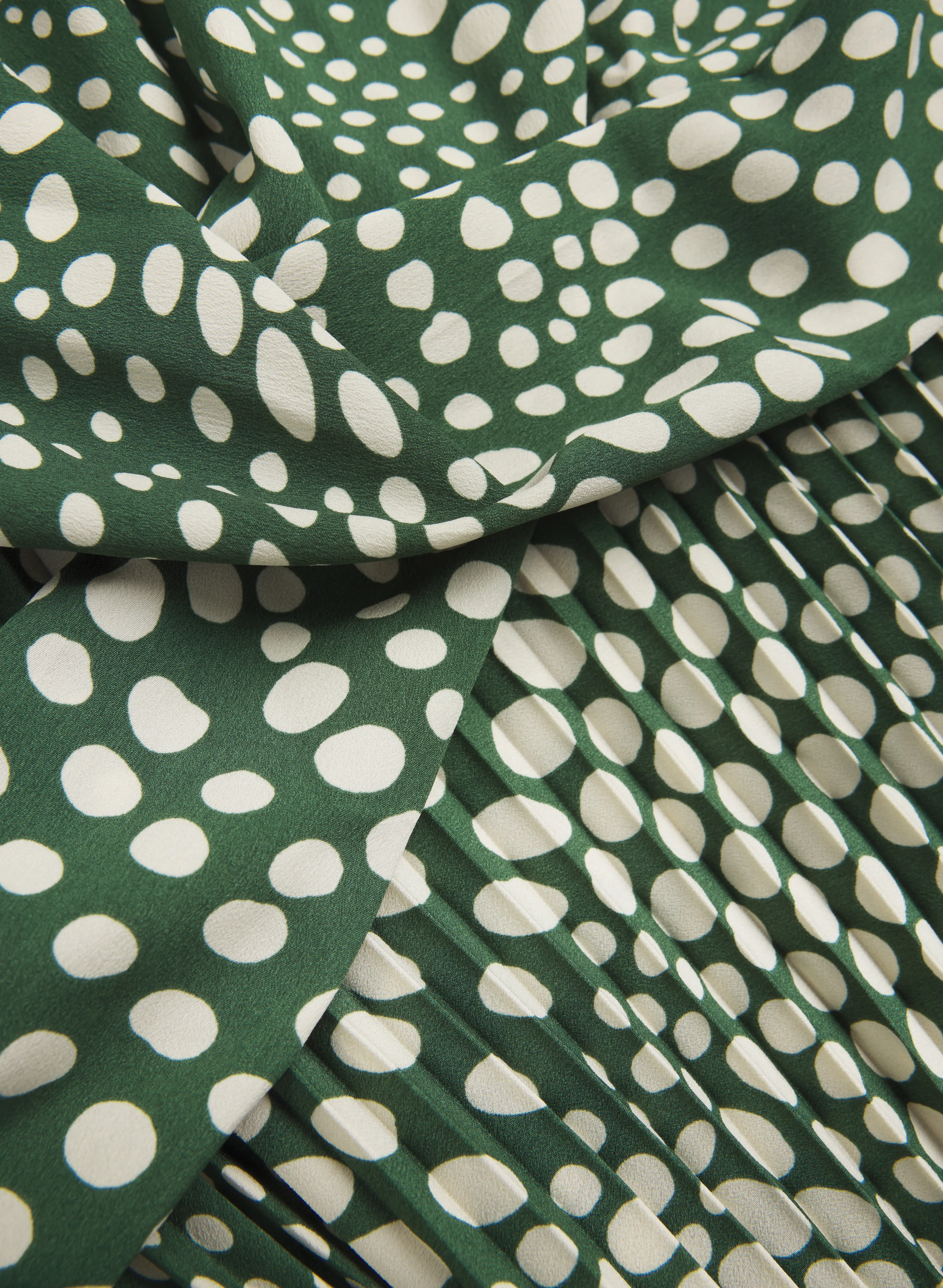 Dot Print Midi Dress - Image 7
