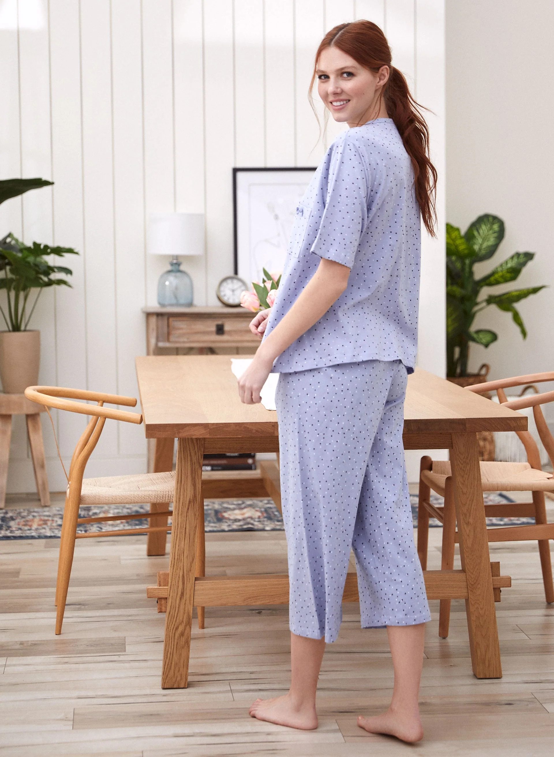 Dot Print Pyjama Set - Image 2