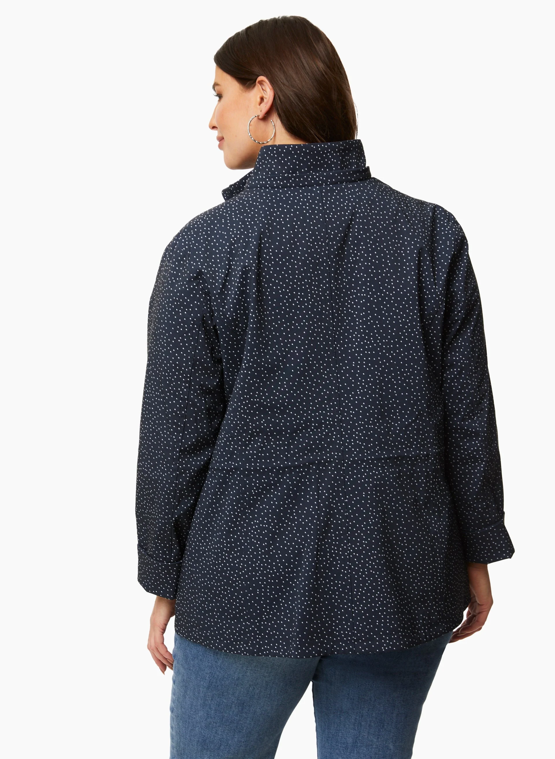 Dot Print Raincoat - Image 2