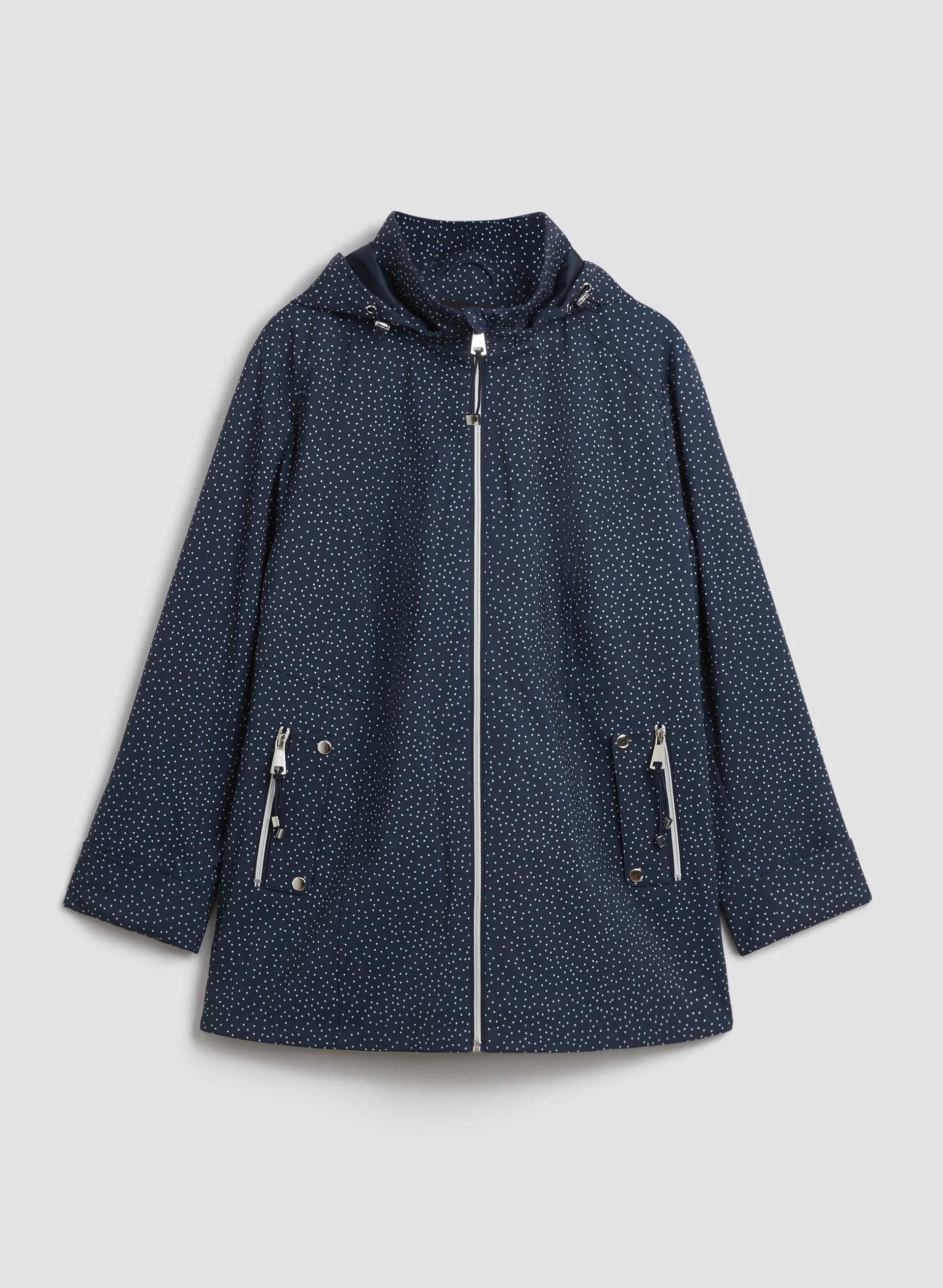 Dot Print Raincoat - Image 6