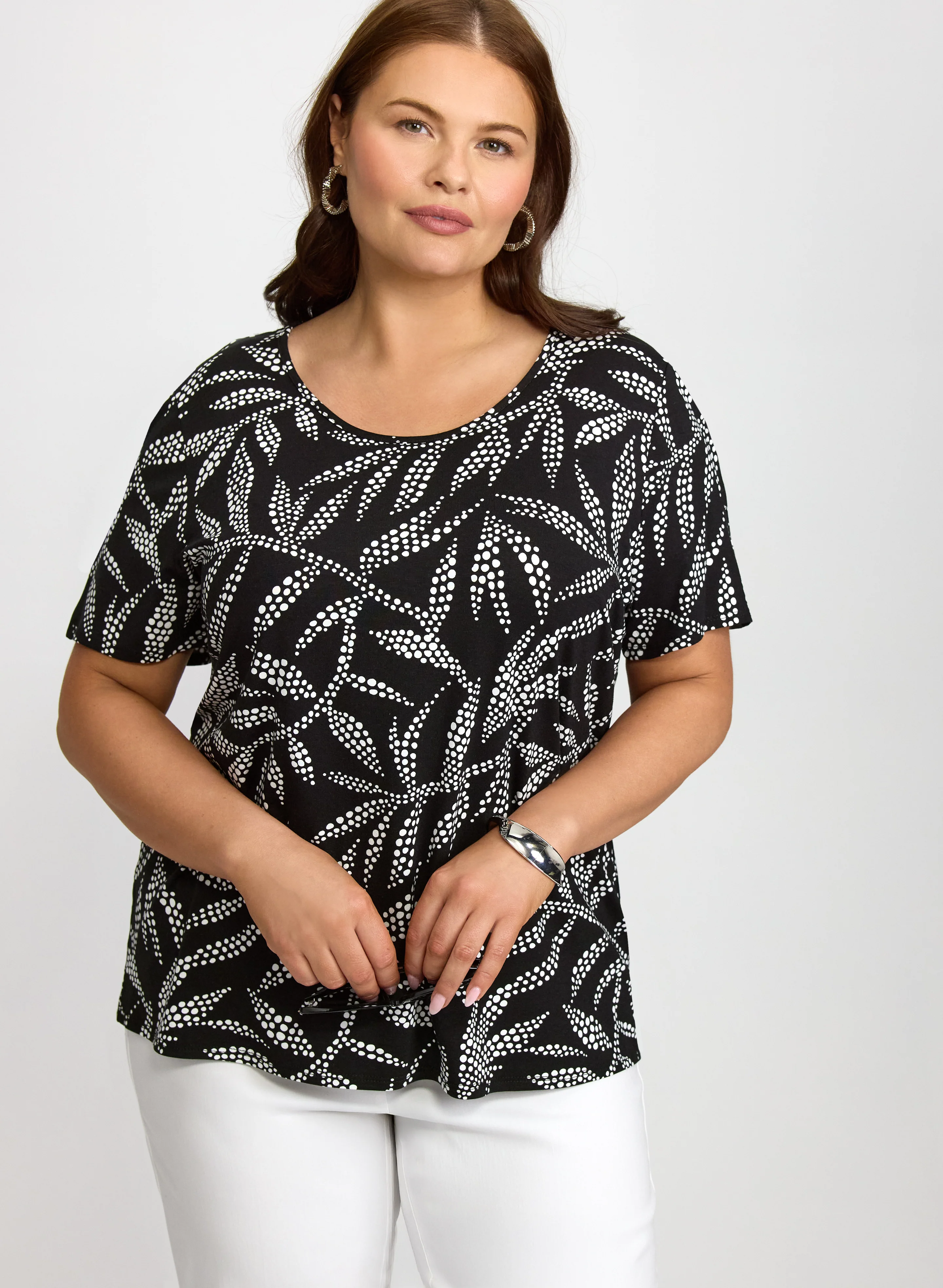 Dot Printed Top
