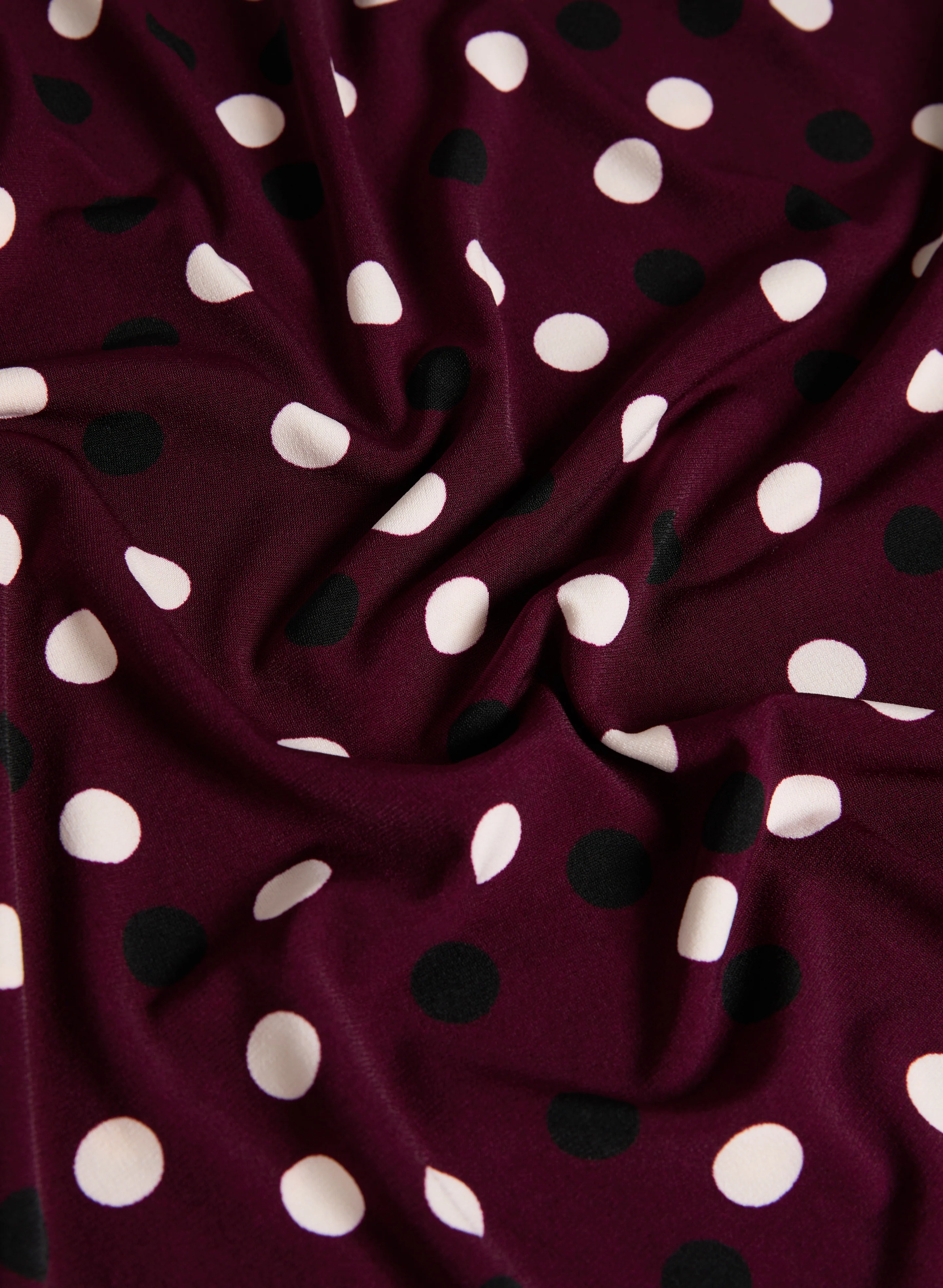 Dotted Tie-Neck Top - Image 7