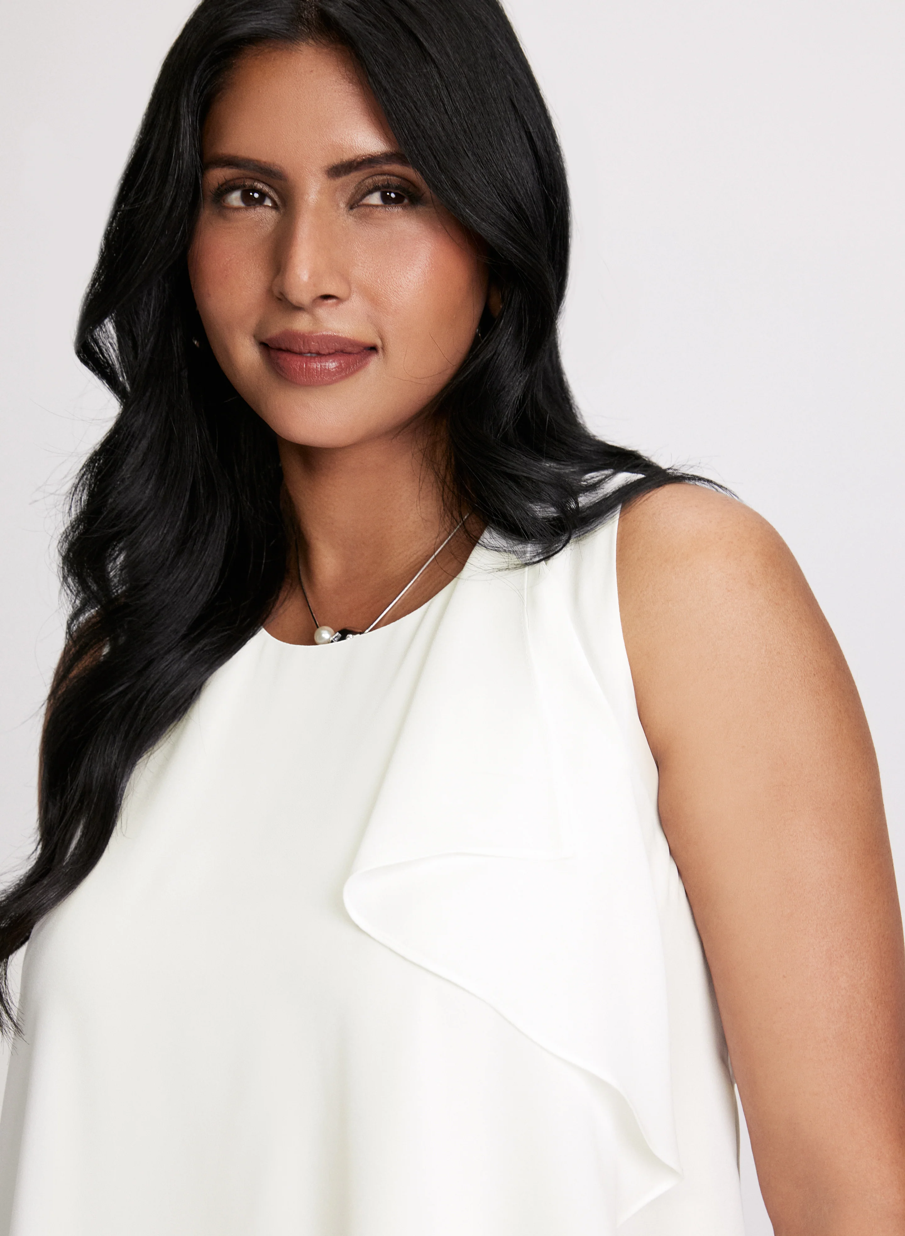 Layered Sleeveless Blouse - Image 2