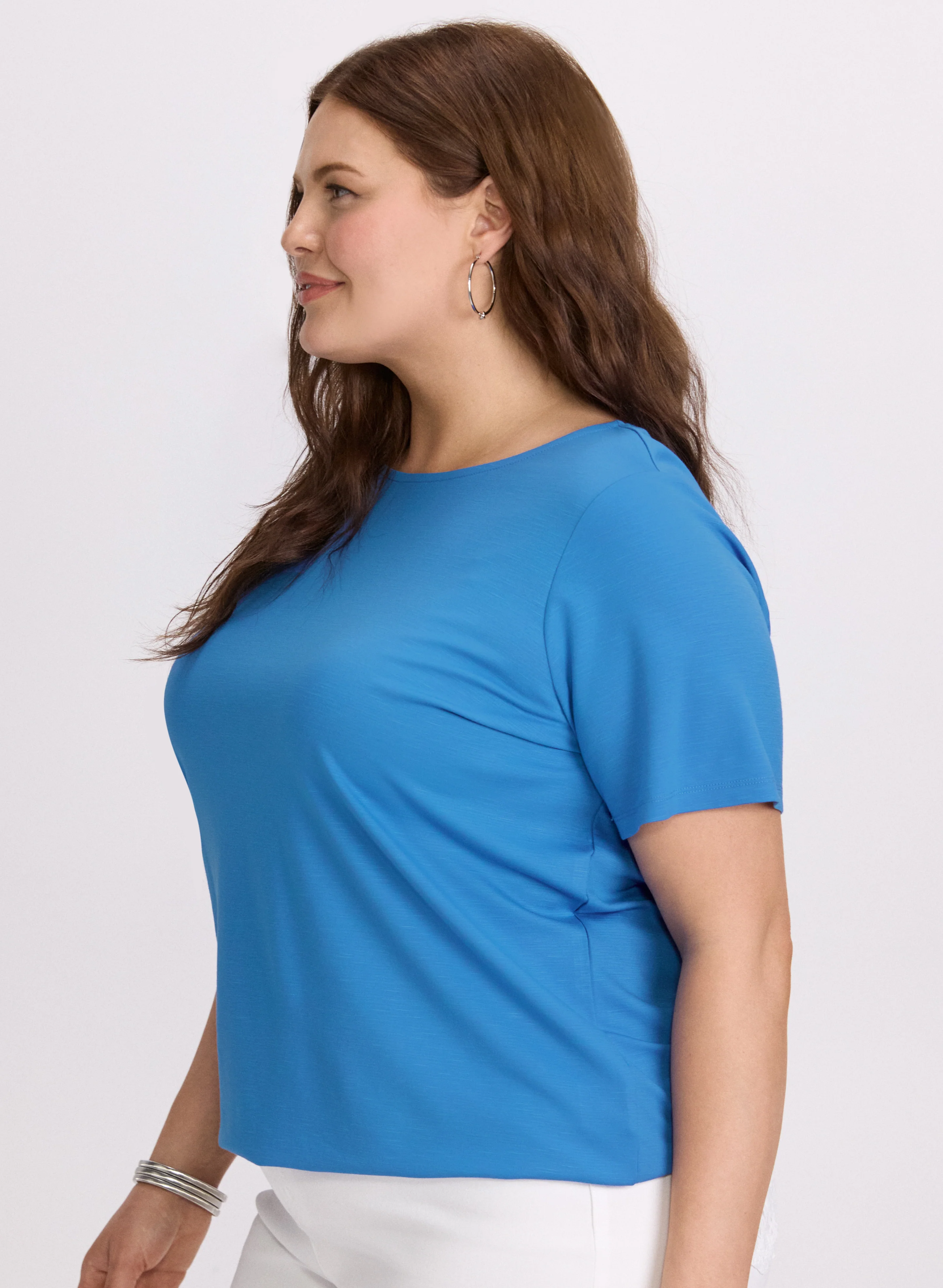 Drawstring Detail T-Shirt - Image 2