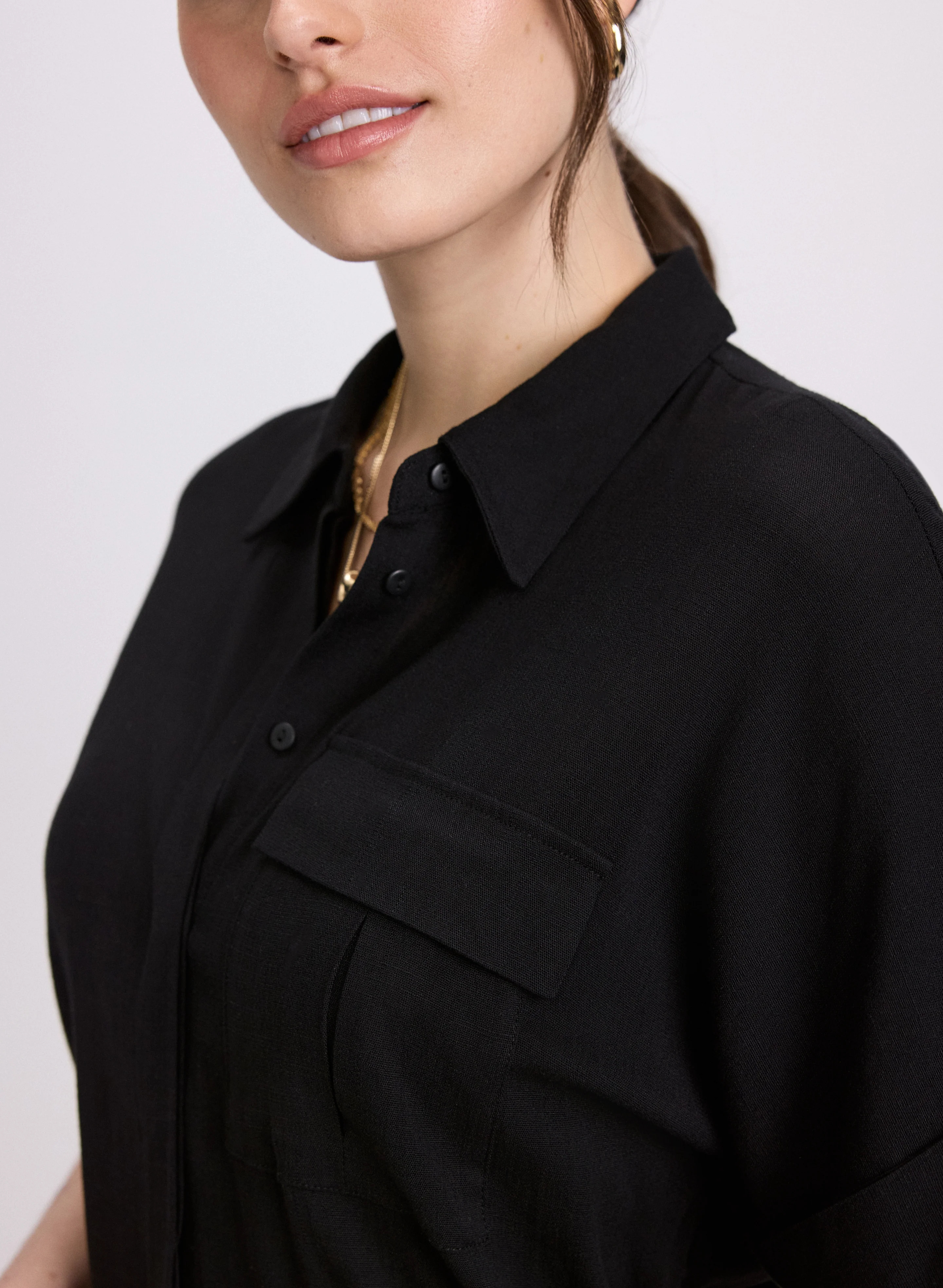 Drawstring Waist Blouse - Image 5