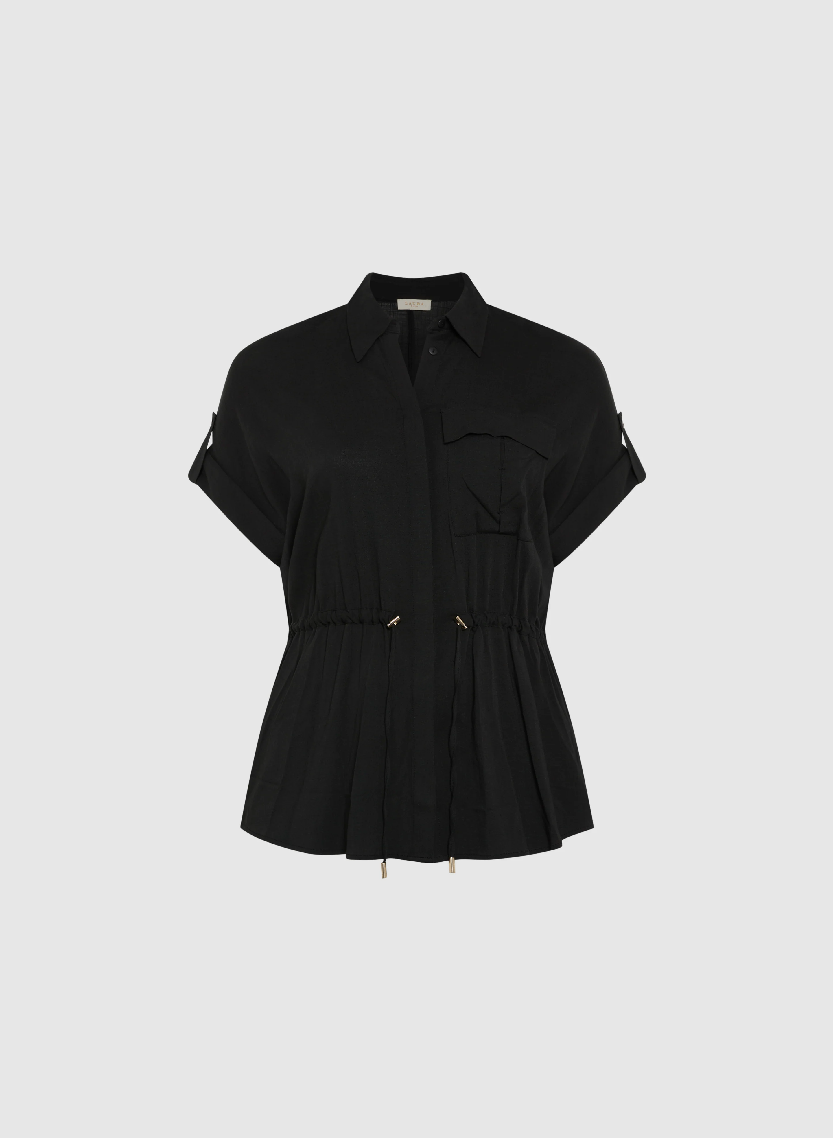Drawstring Waist Blouse - Image 6