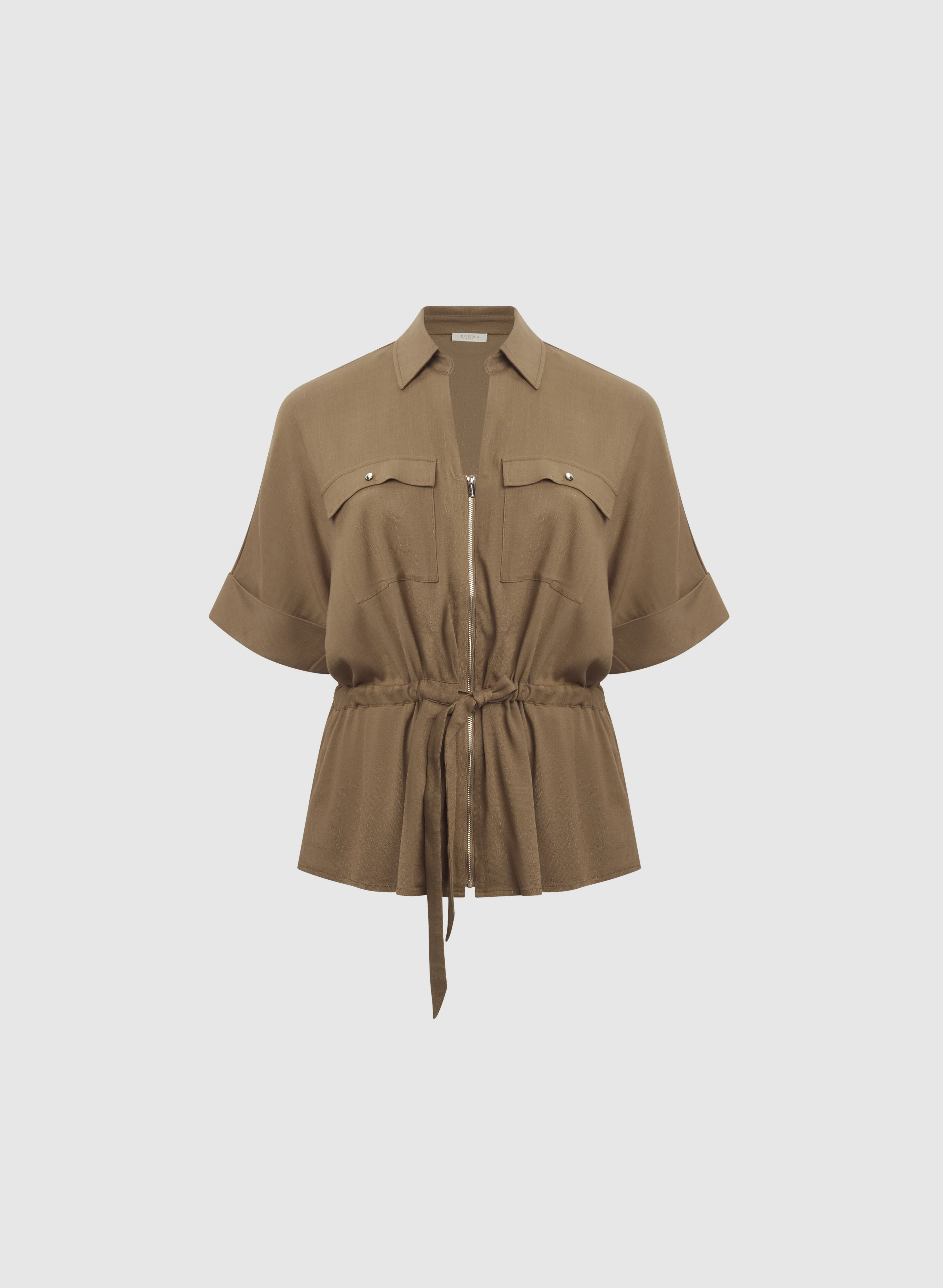 Drawstring Waist Blouse - Image 6