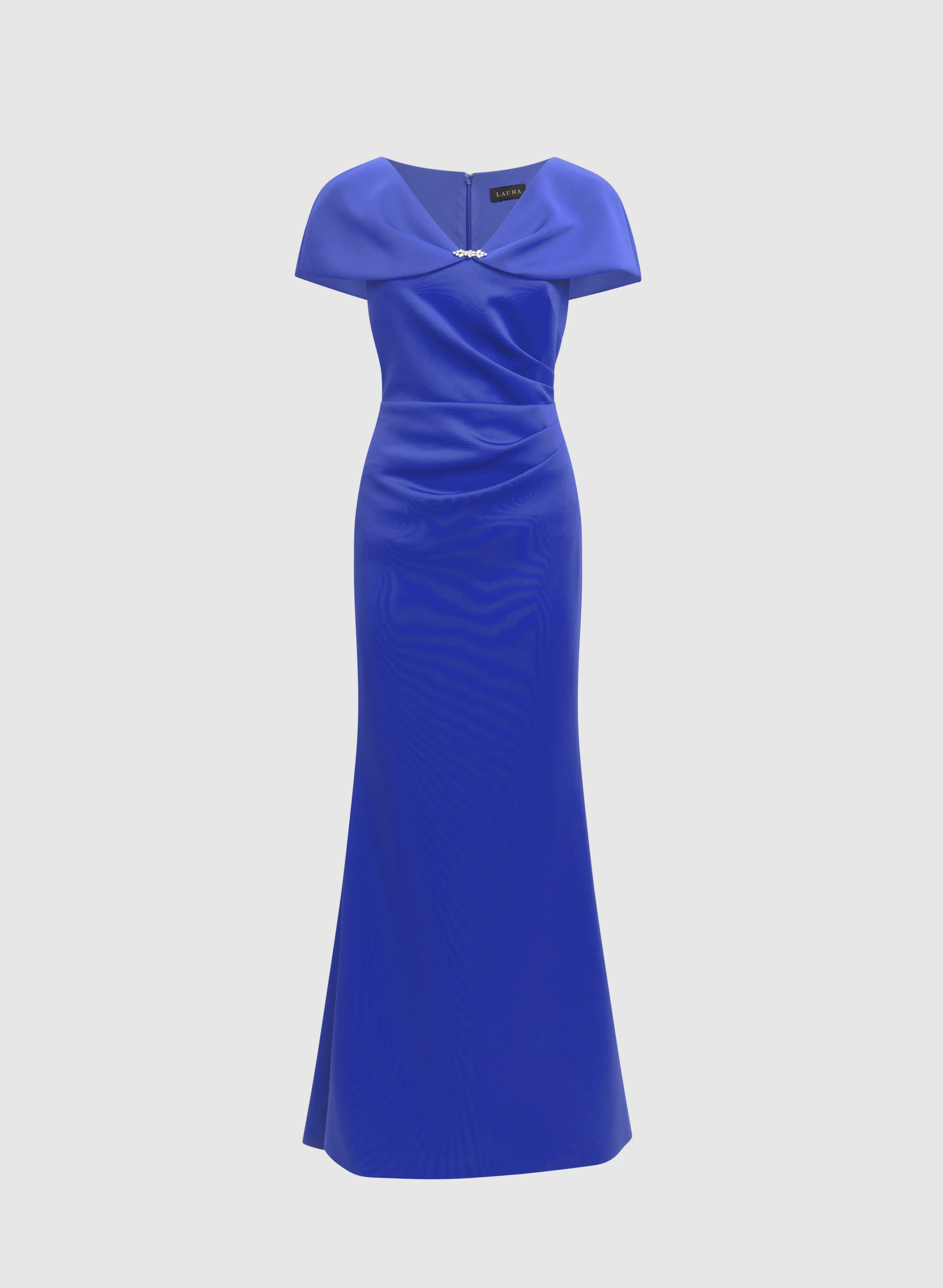 Embellished Capelet Sleeve Dress - Image 6