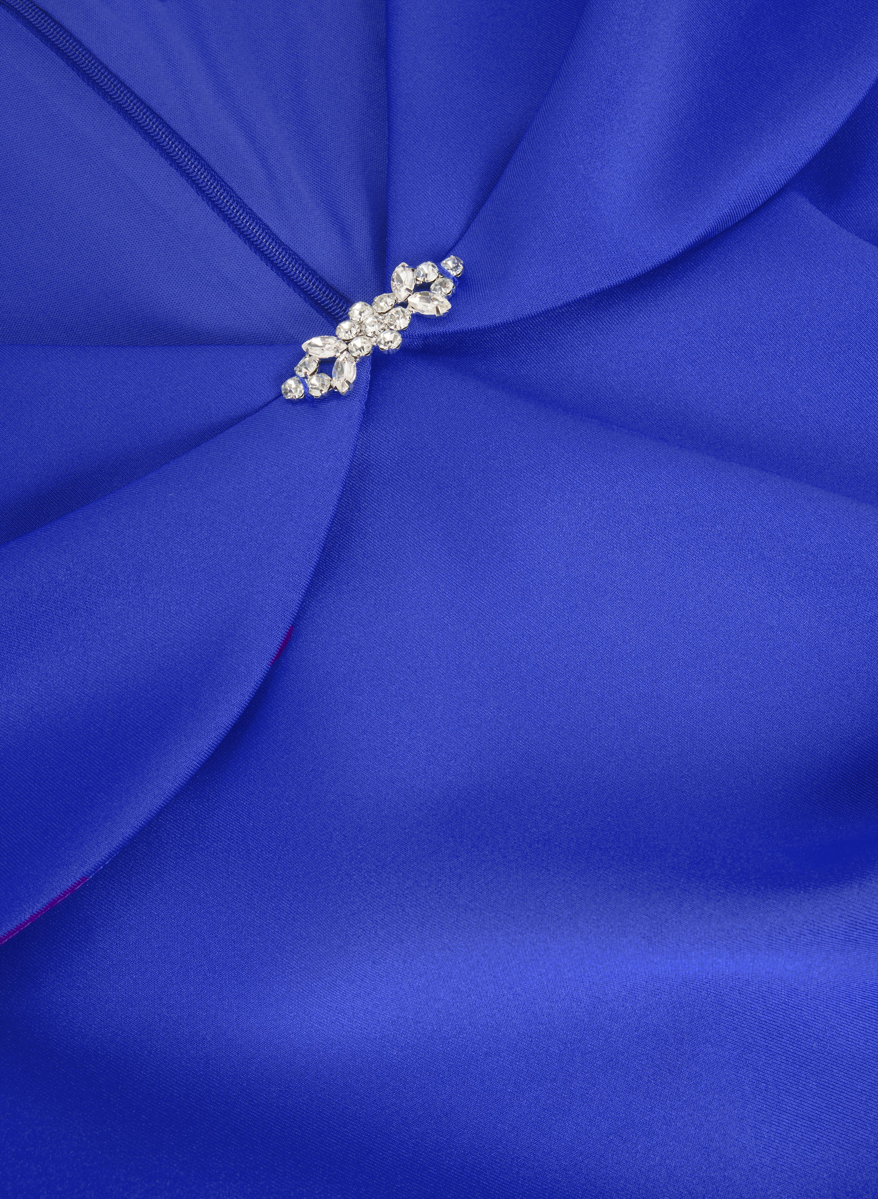 Embellished Capelet Sleeve Dress - Image 7