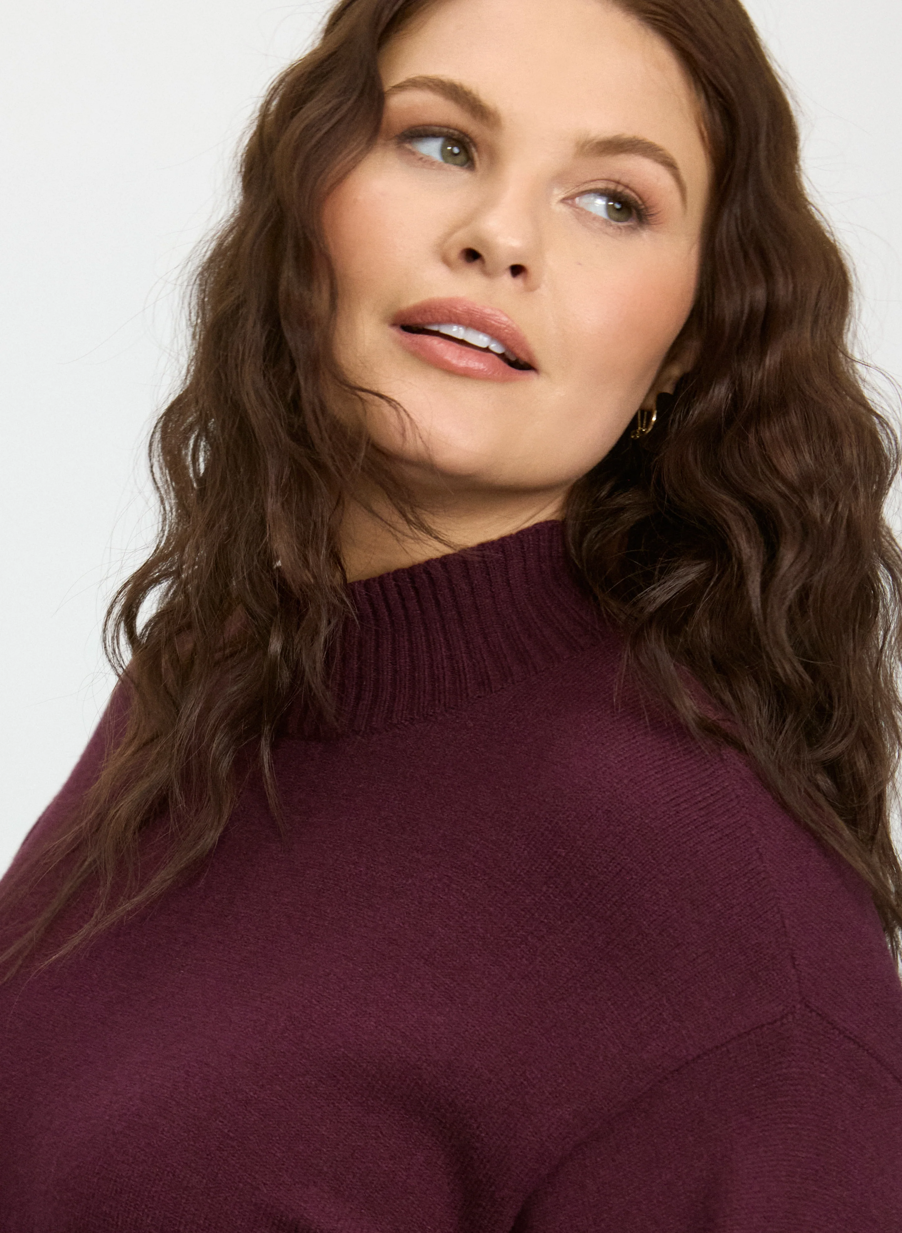 Embellished Colour Block Tunic Sweater - Image 5