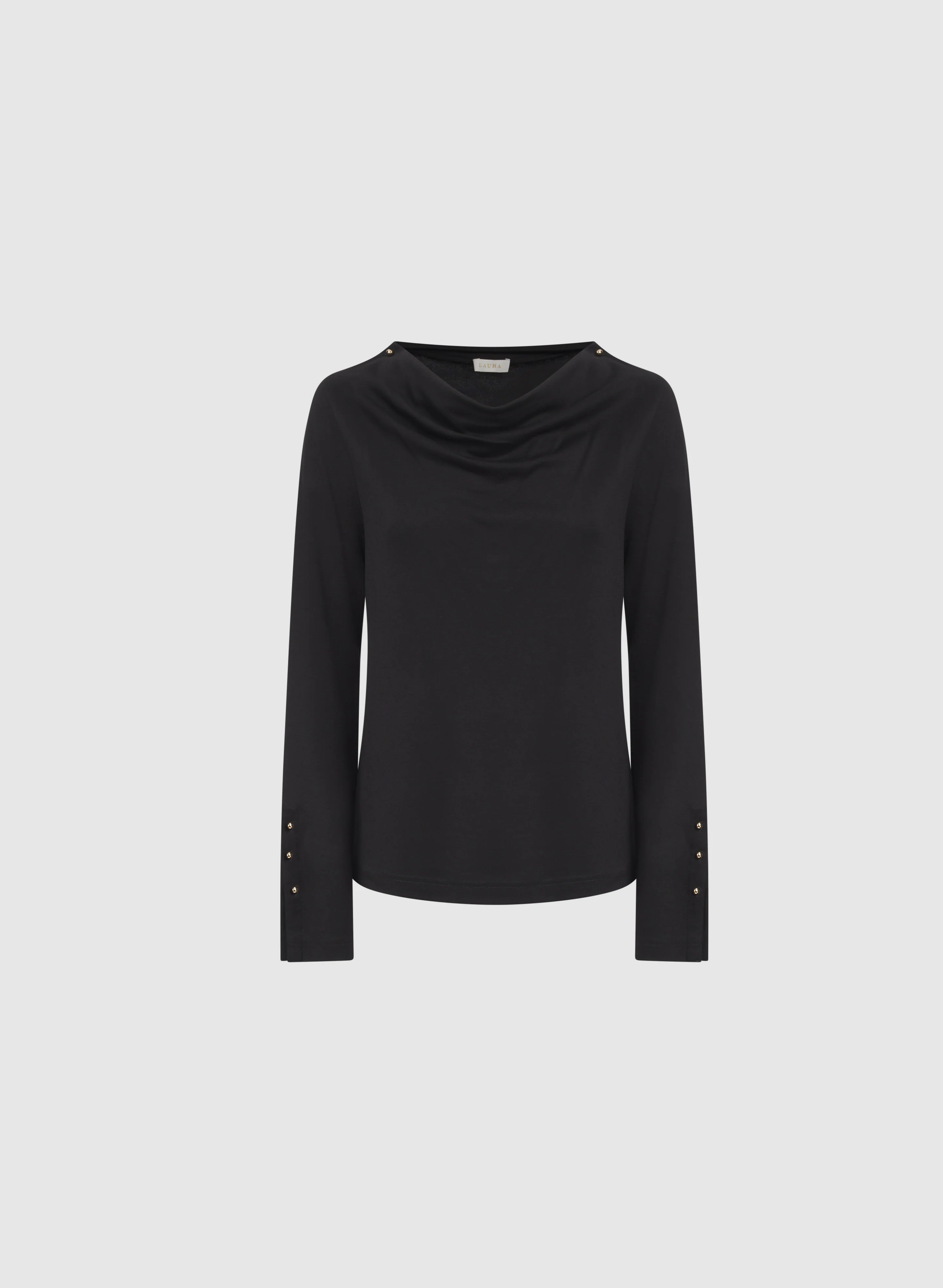 Embellished Cowl Neck Top - Image 6