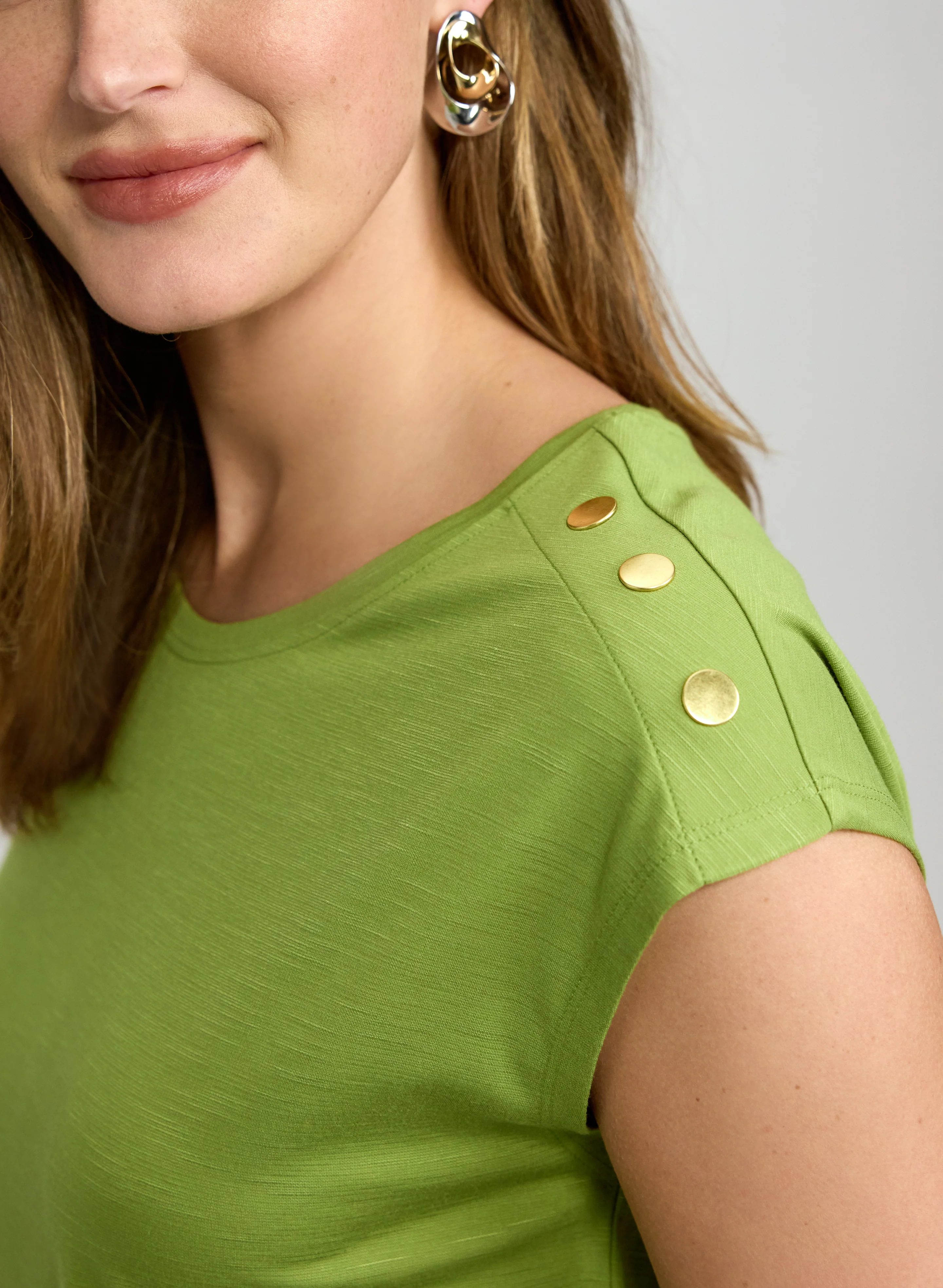 Embellished Drop Shoulder T-Shirt - Image 2