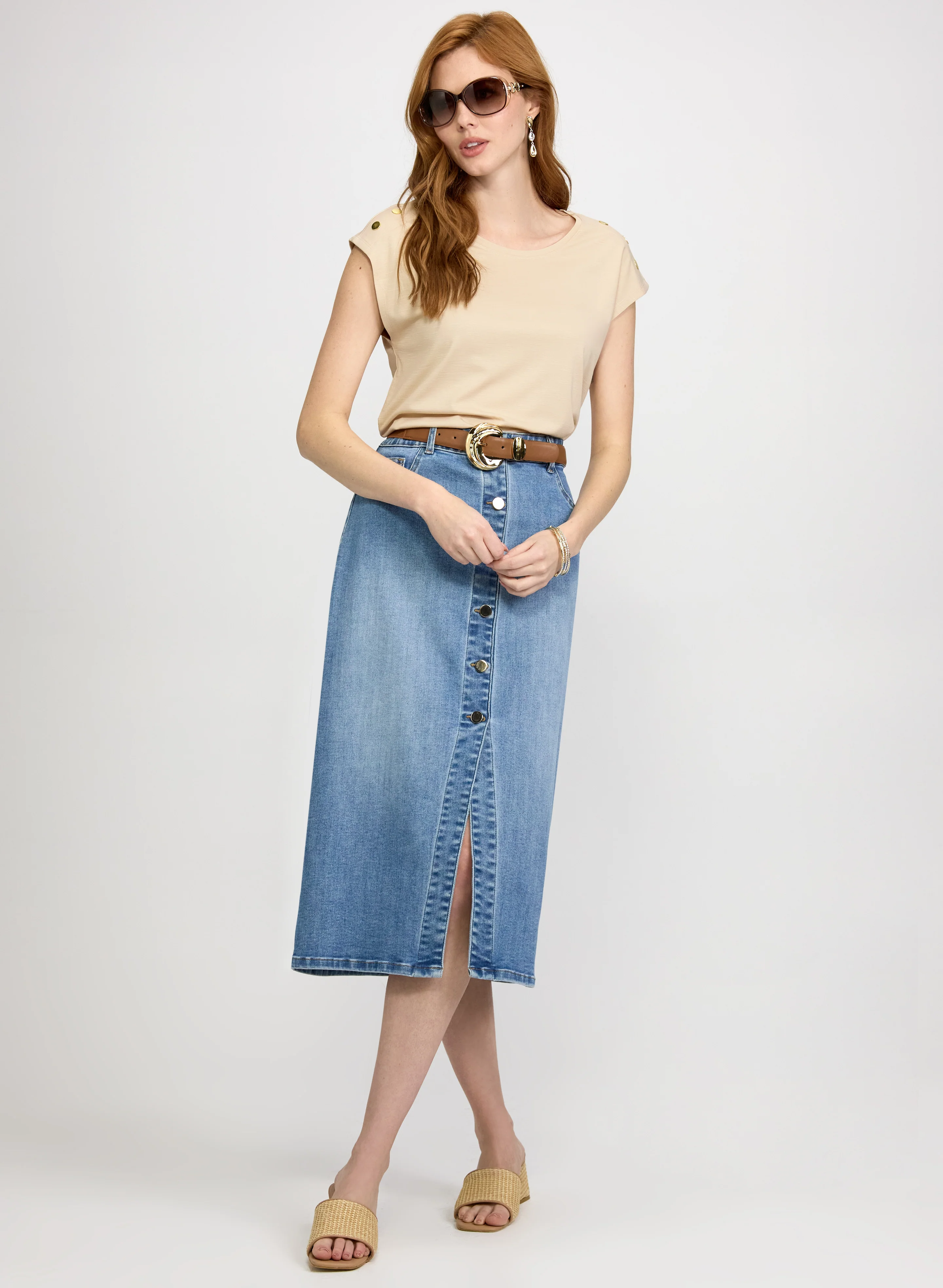 Embellished Drop Shoulder T-Shirt - Image 3