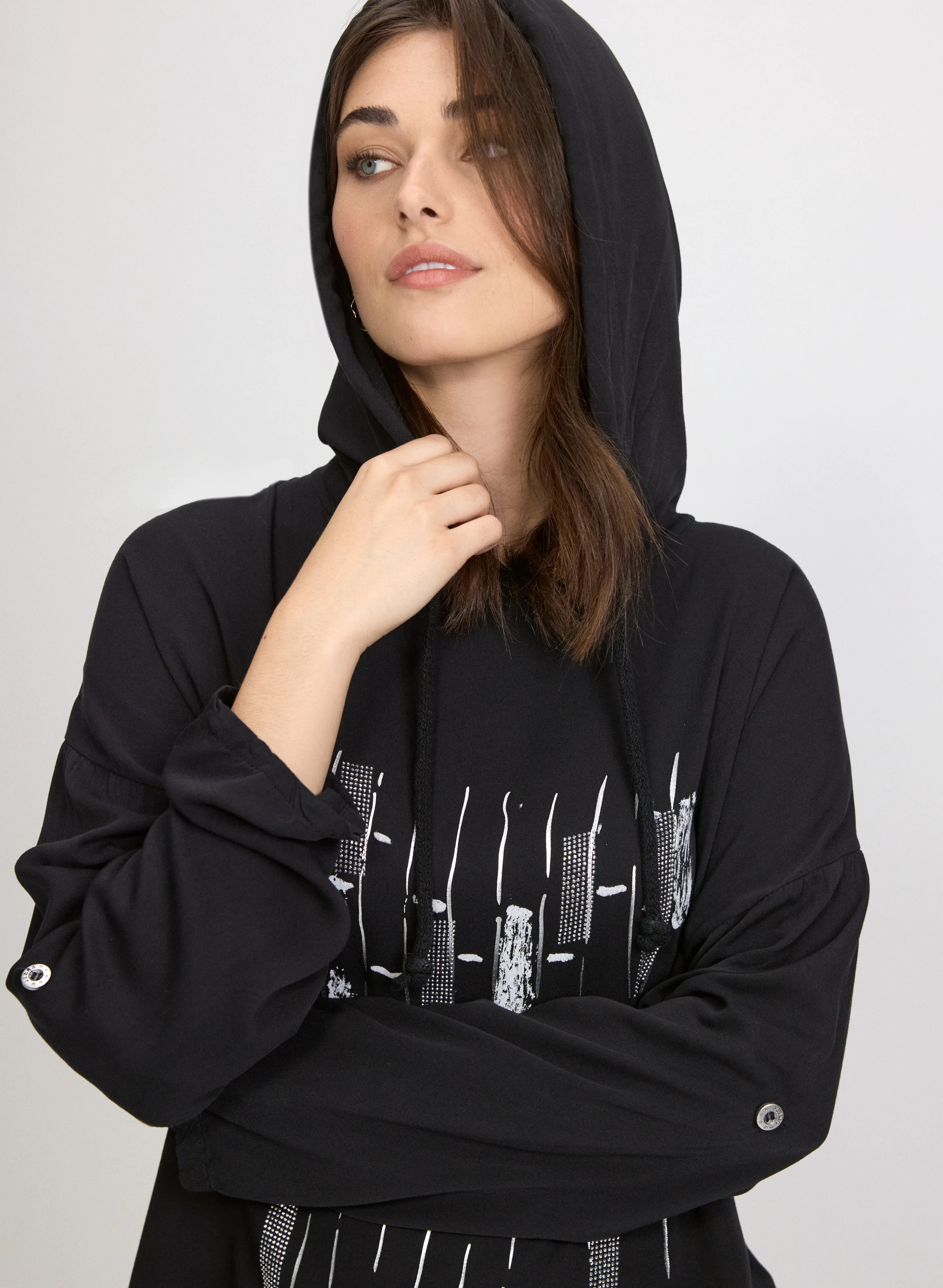 Embellished Hooded Top - Image 2
