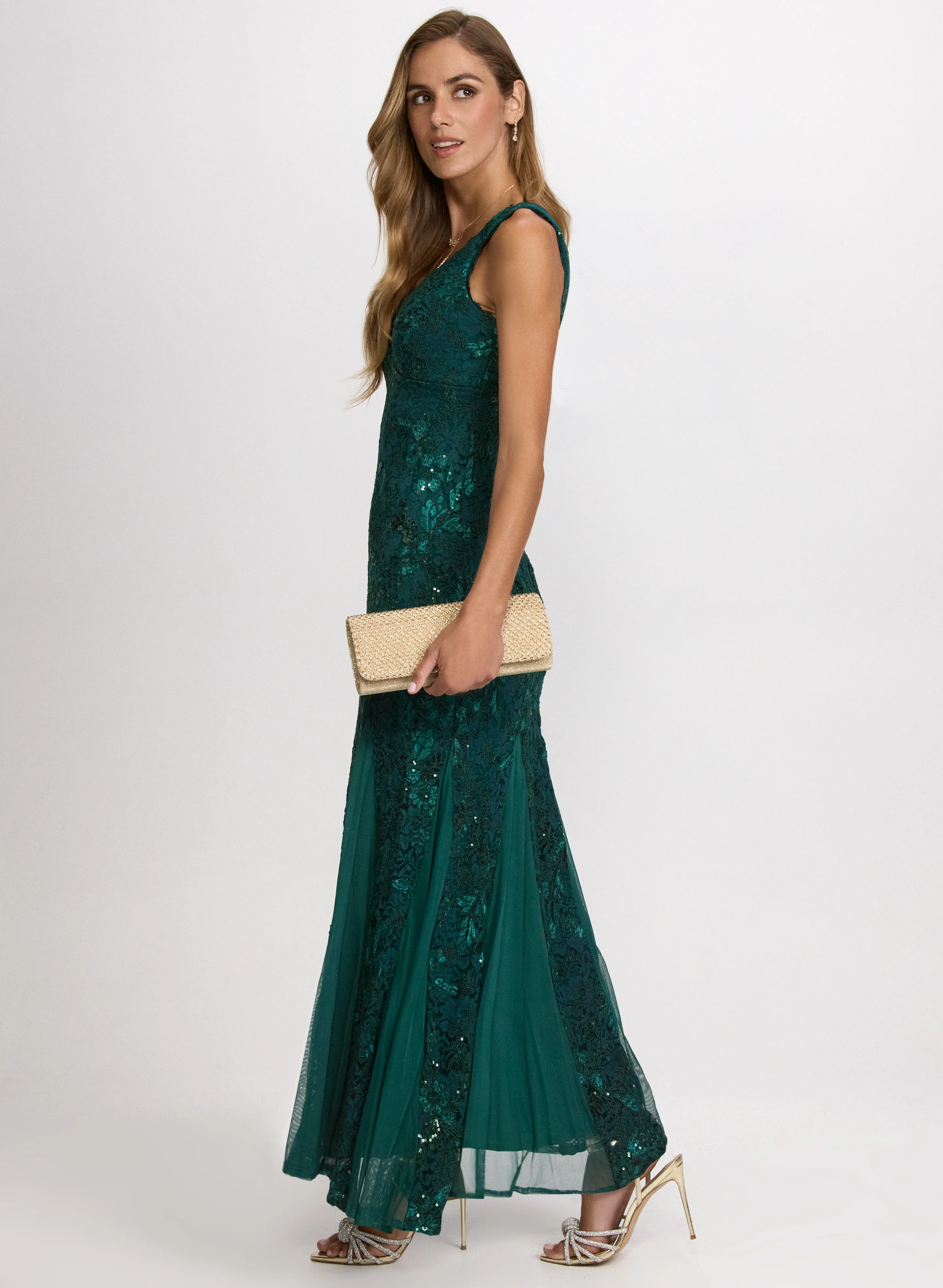 Embellished Lace Dress - Image 3
