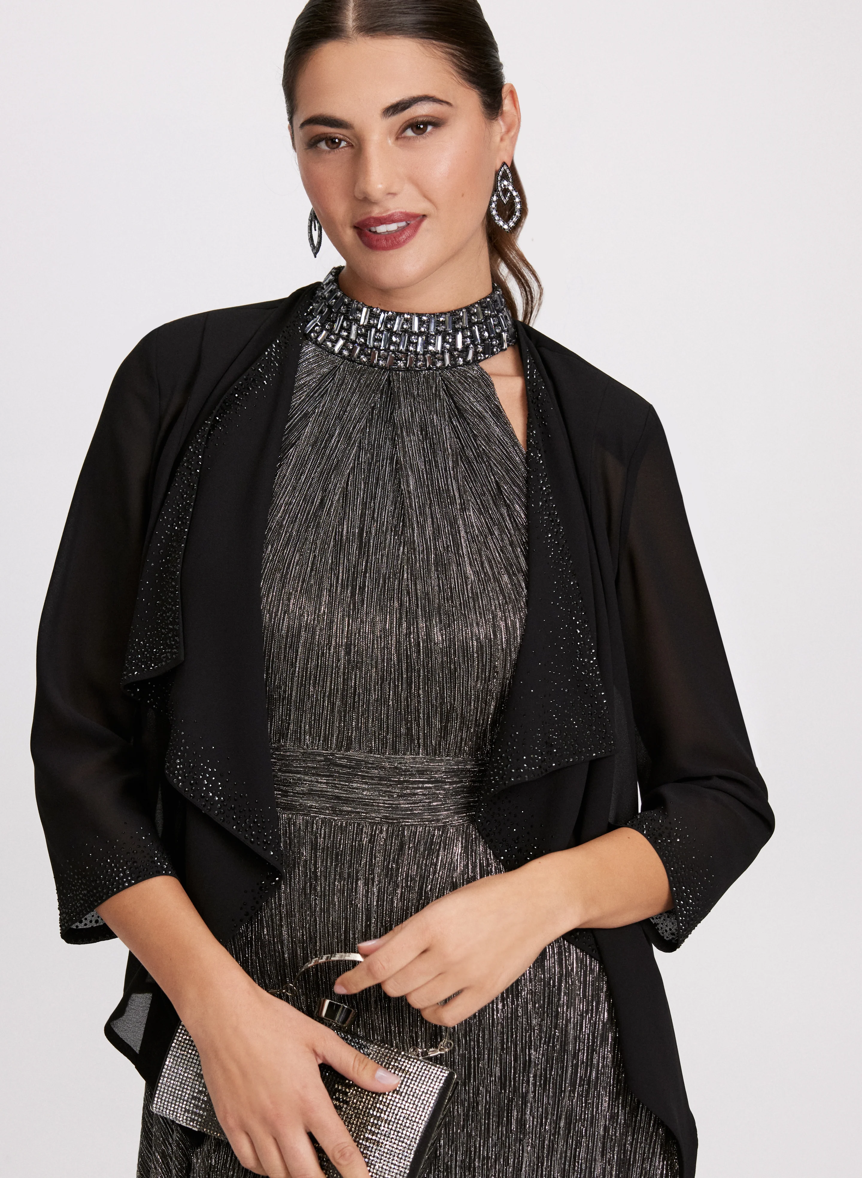 Compli K - Embellished Open Front Bolero
