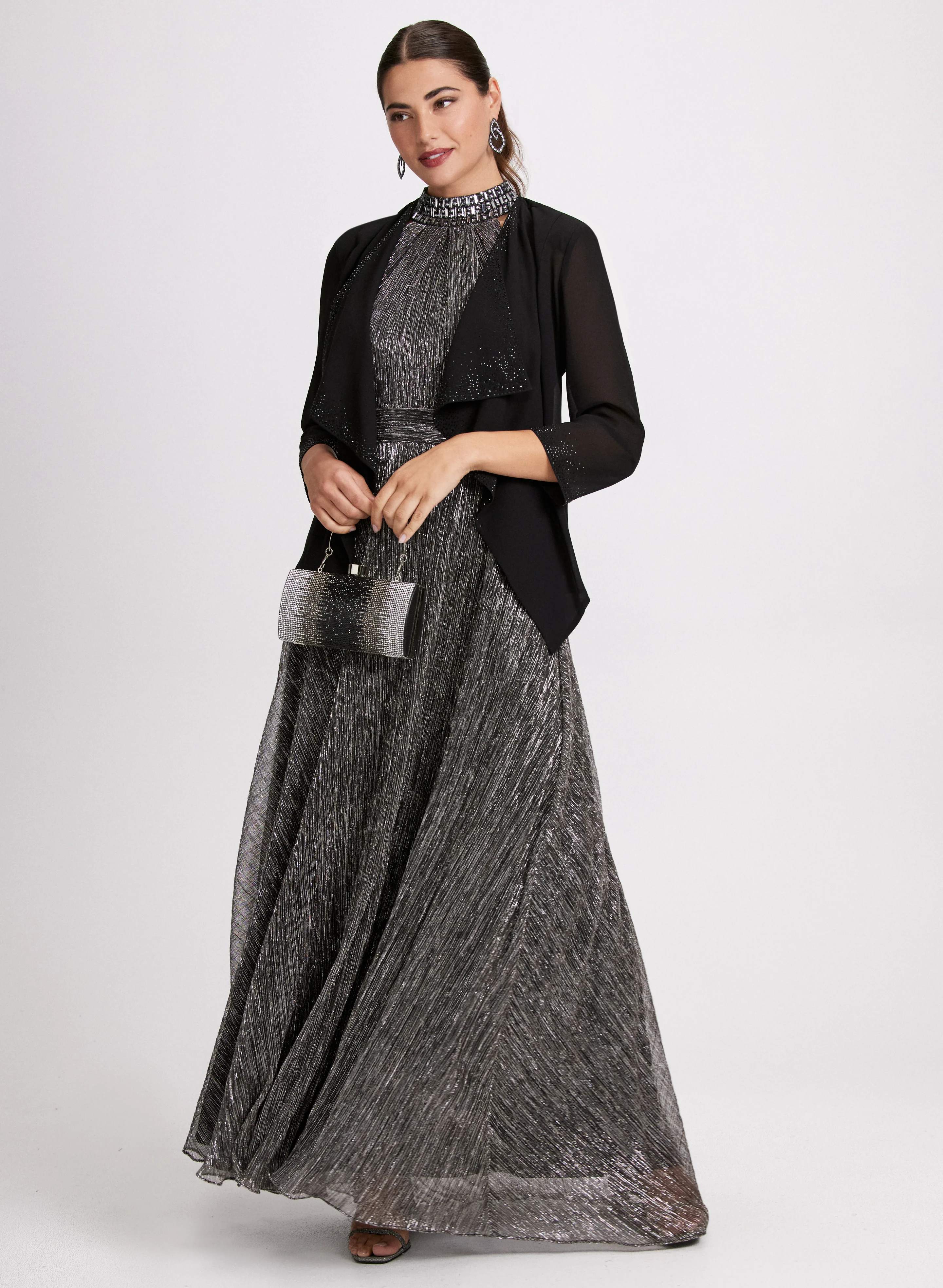 Compli K - Embellished Open Front Bolero - Image 3